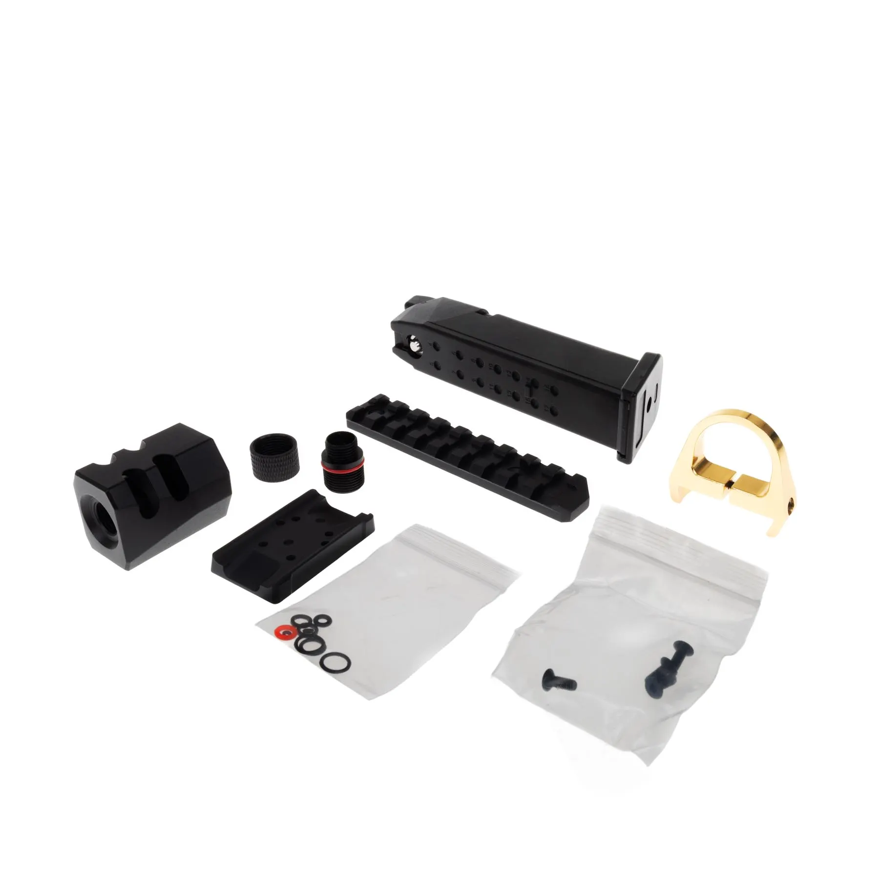 Lancer Tandemkross Cthulhu GBB Softair Pistole, Black/Gold