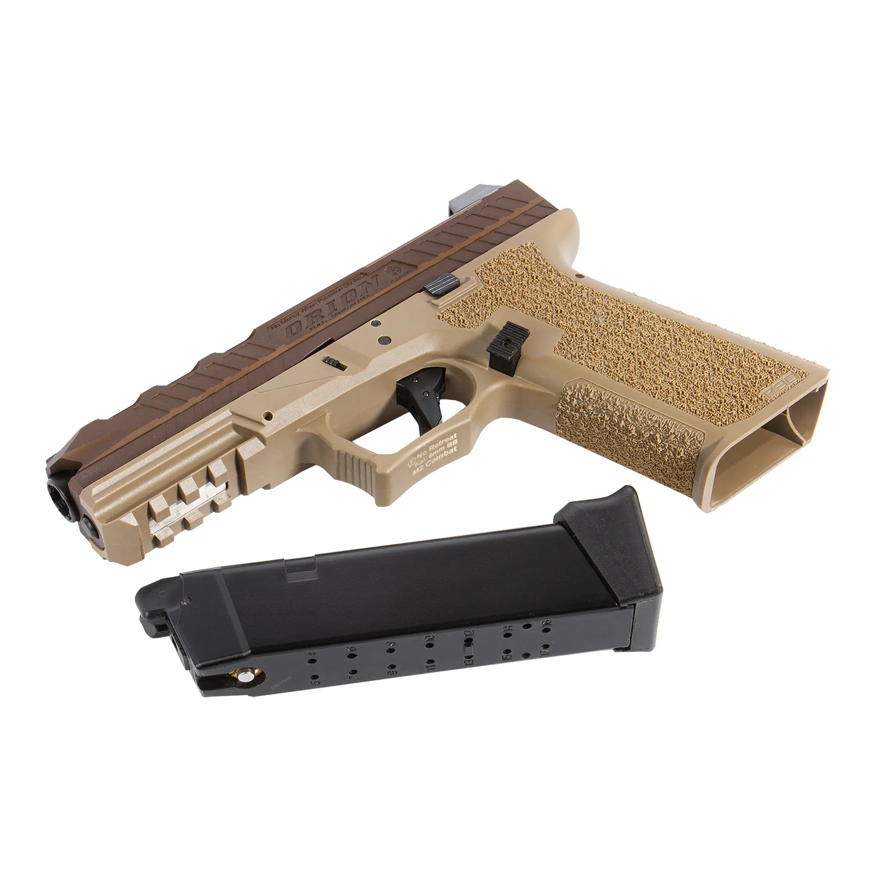 Poseidon Orion No.2 Combat GBB Softairpistole, tan