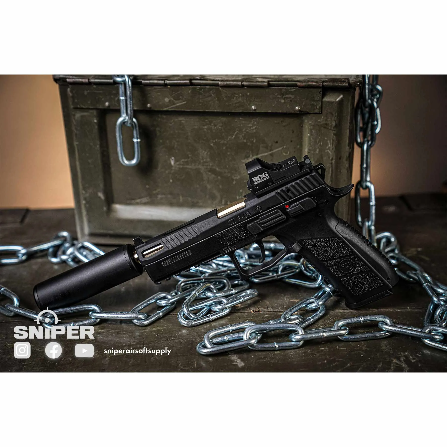 ASG CZ P-09 Optic Ready CO2 Softair Pistole