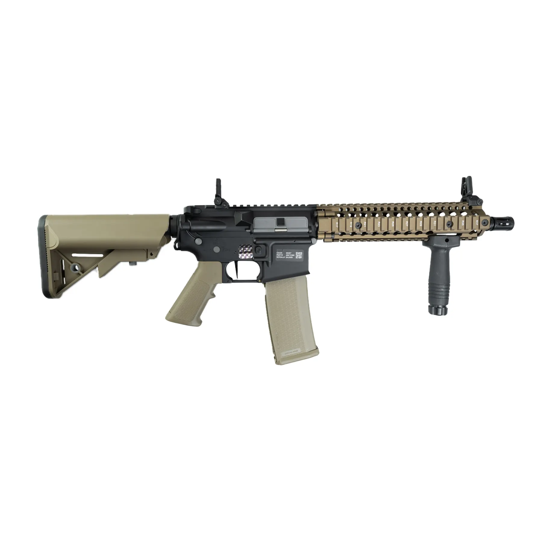 SAC Speedmonster Daniel Defense MK18 < 0,5J AEG Softair Gewehr, Chaos Bronze