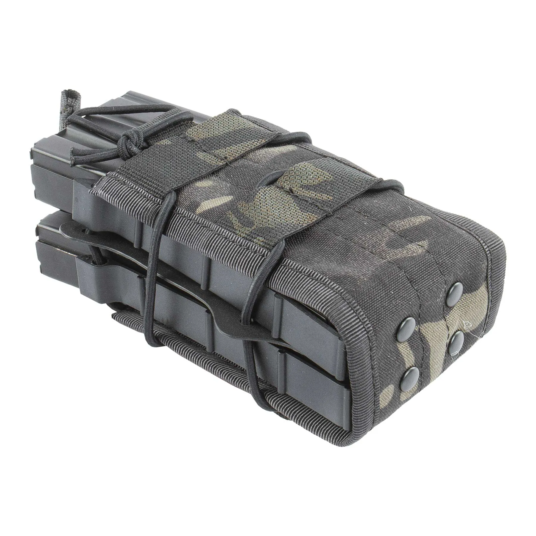 Double Stack Fast M4 Mag Pouch, Multicam Black
