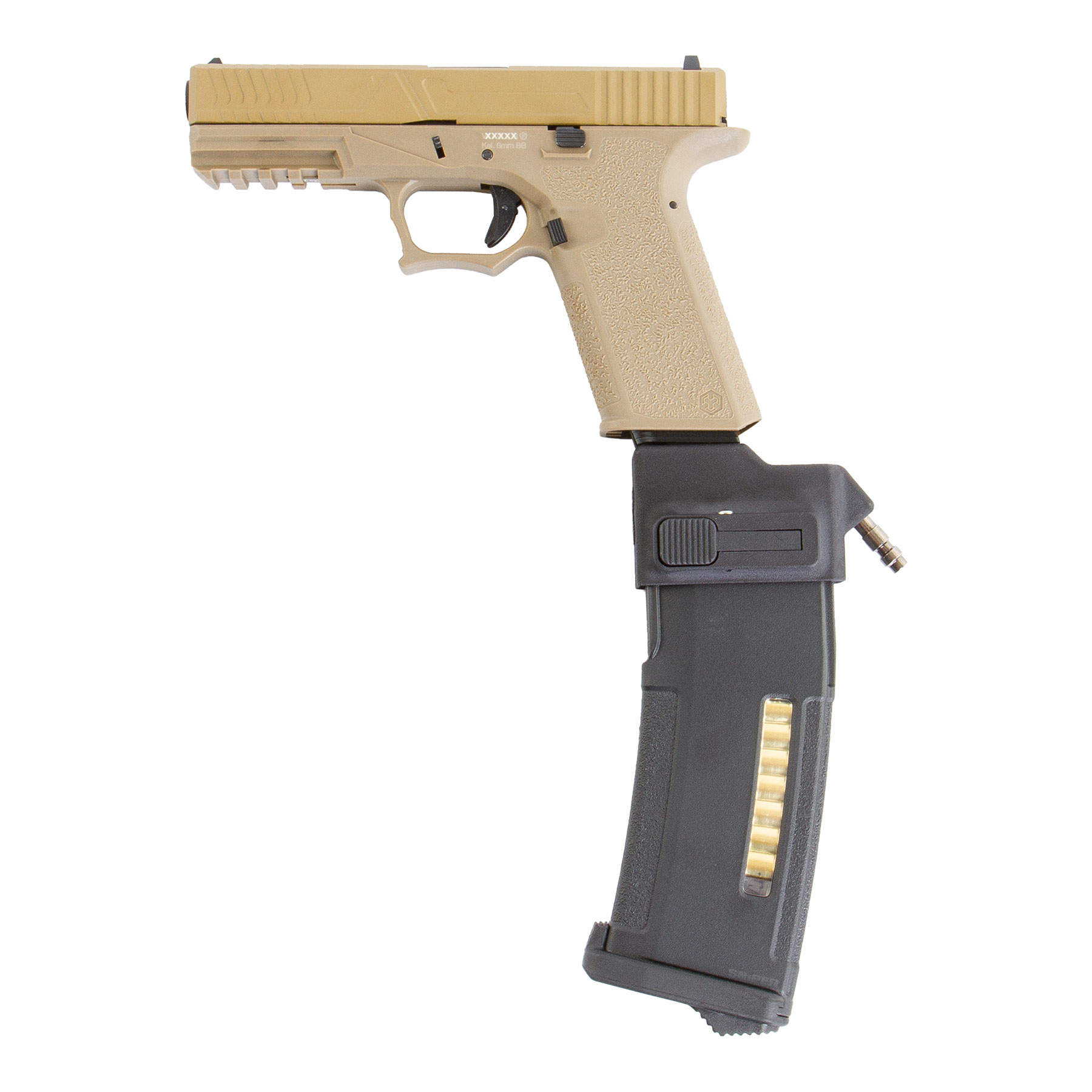 SAC Custom VX7 Mod.3 HPA US Softair Pistole, FDE