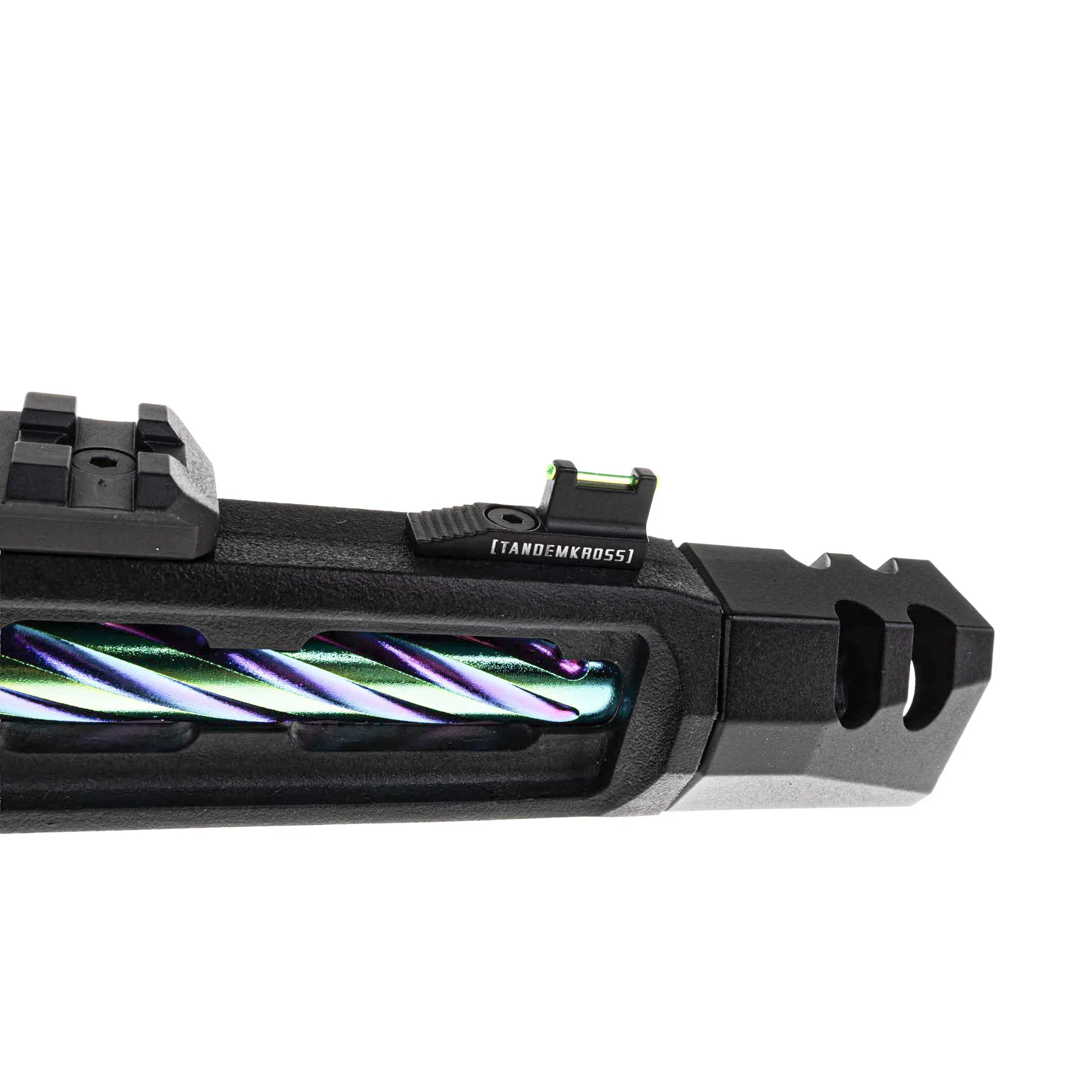 Lancer Tandemkross Cthulhu GBB Softair Pistole, Black/Rainbow