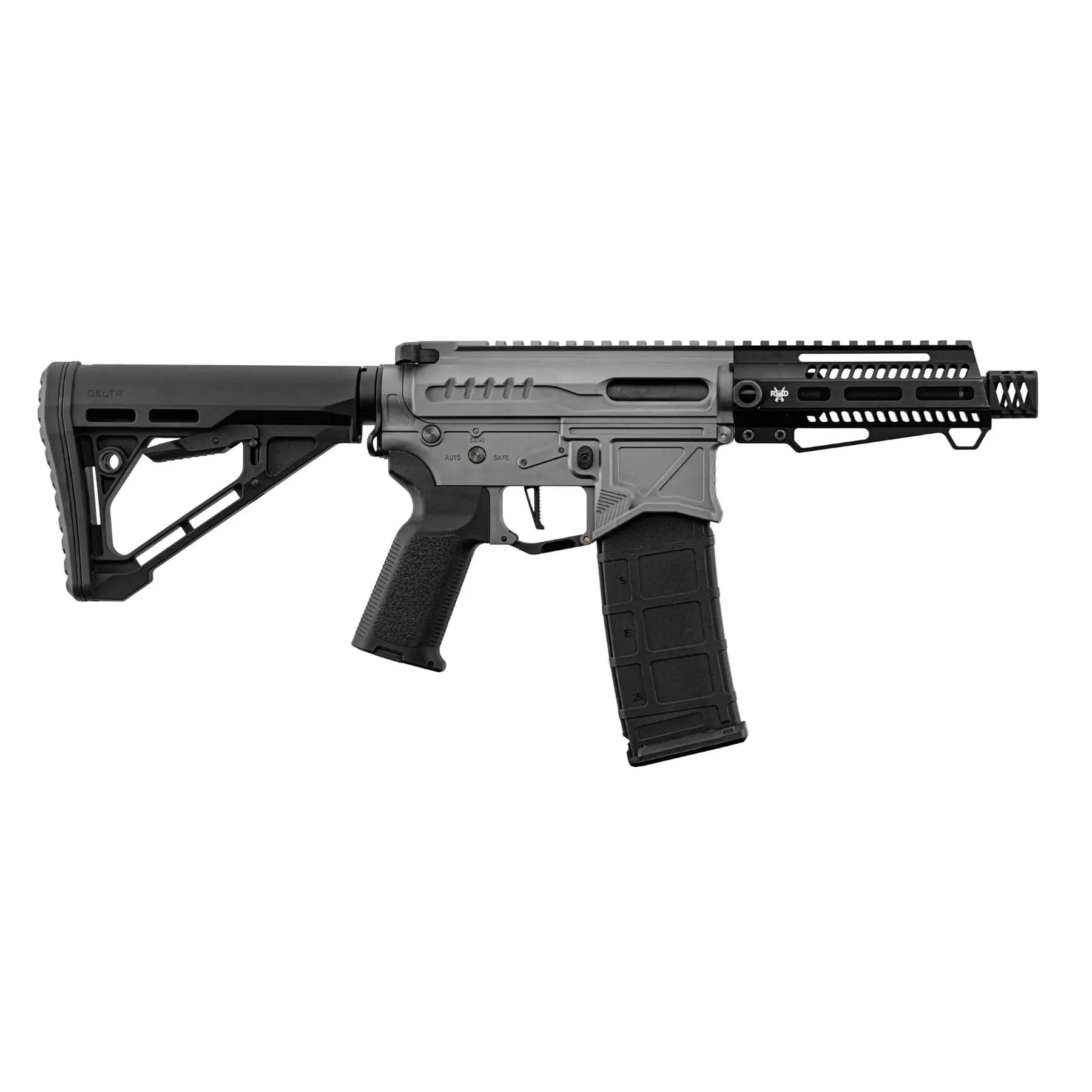 Zion Arms PW9 M4 M-Lok 6" (S)AEG, Black/Grey Zion Arms PW9 M4 M-Lok 6" (S)AEG, Black/Grey