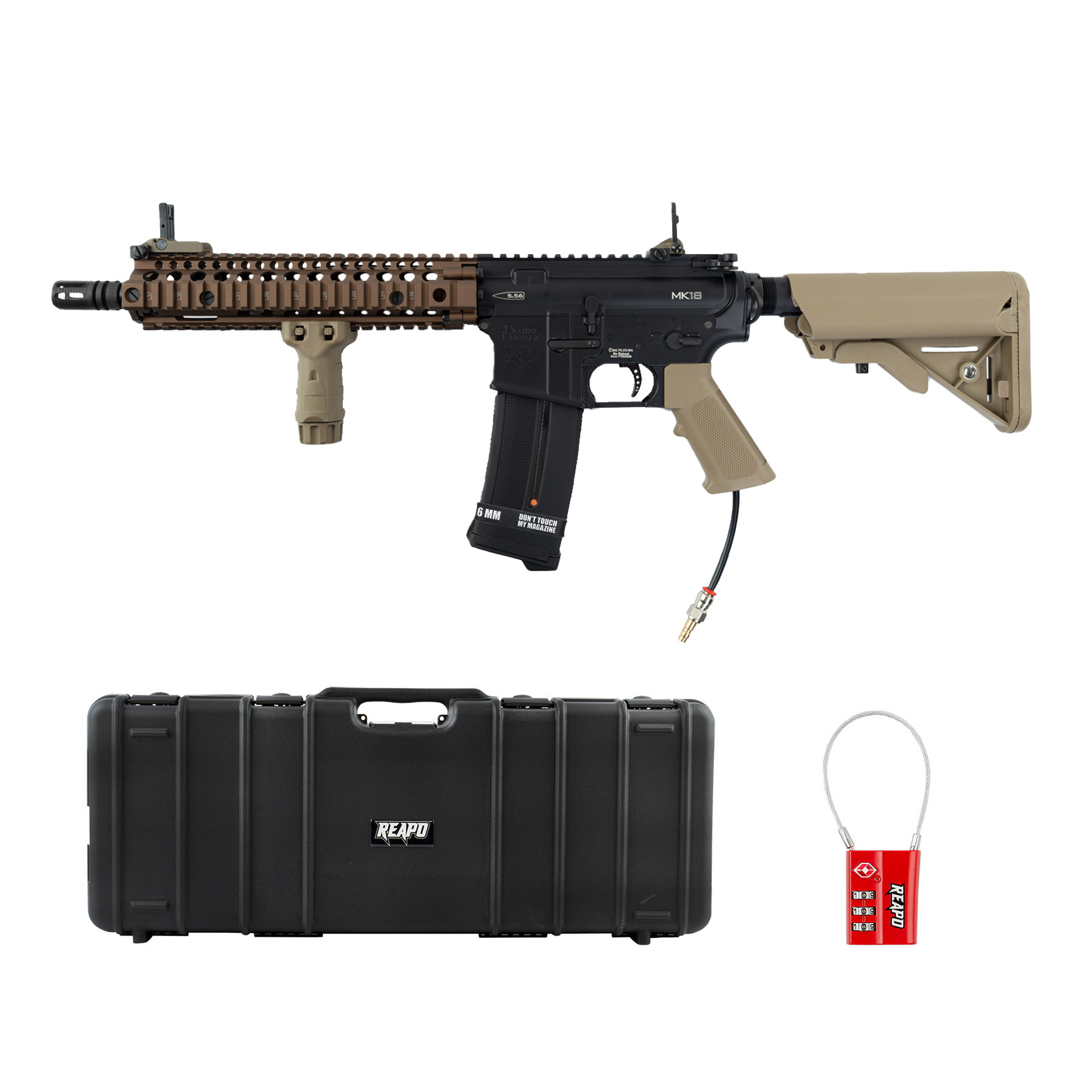 SAC x Polarstar Daniel Defense MK18, HPA, Dualtone