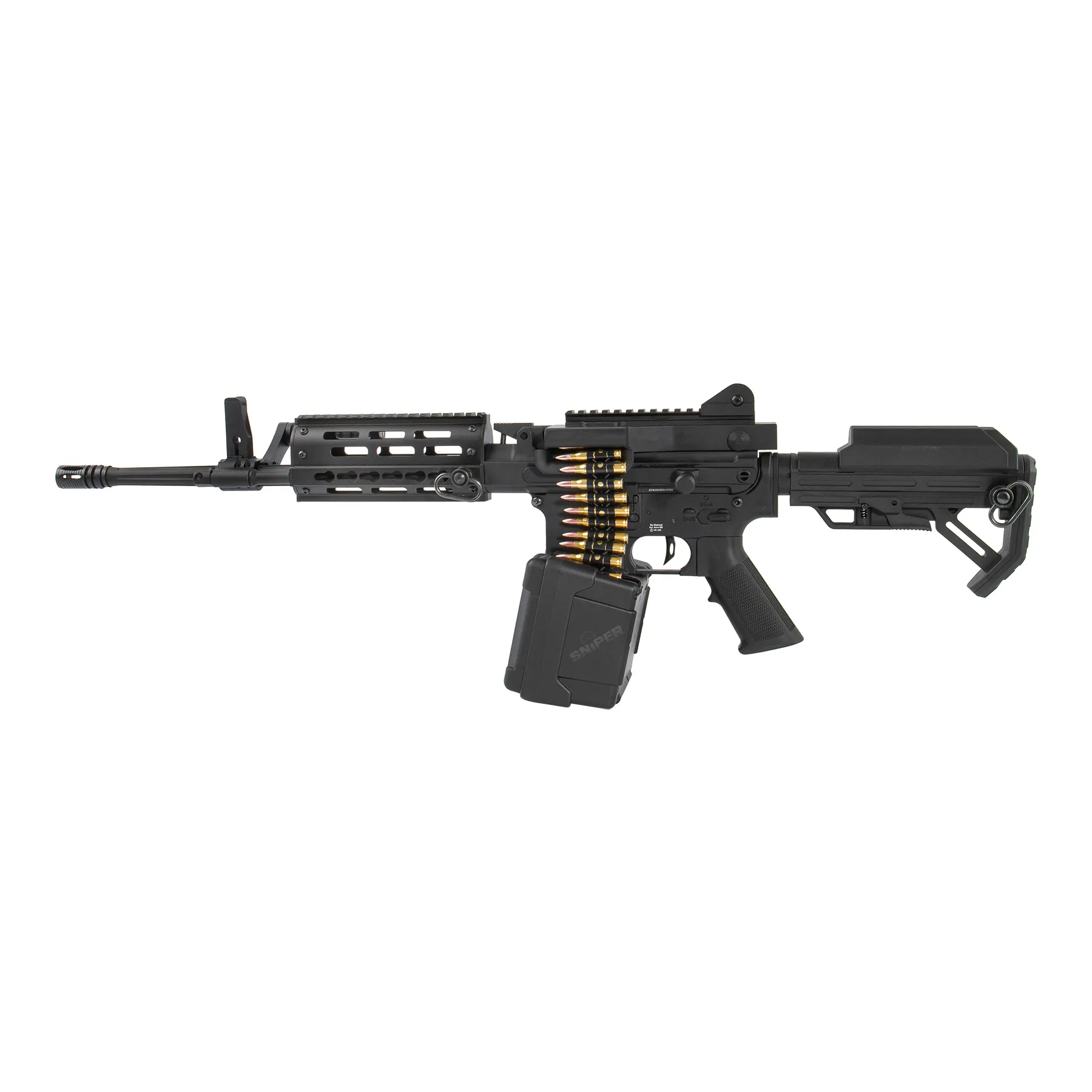 Golden Eagle MCR LMG mit Drum Mag, (S)AEG