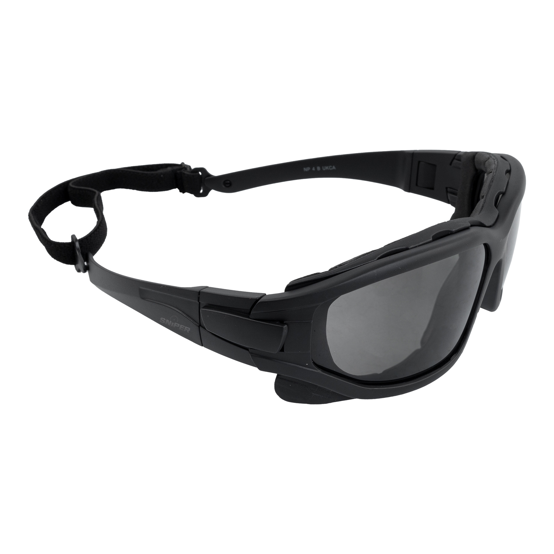 NP Defence Pro´s Schutzbrille Black, Smoke Lens