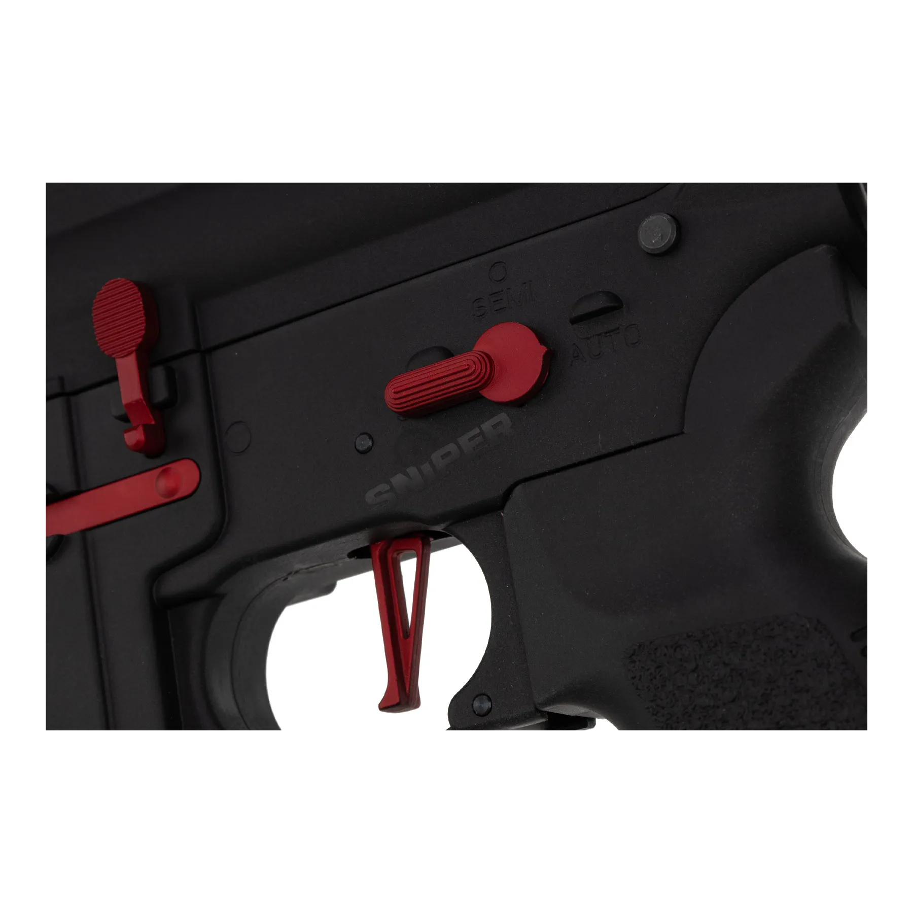 Einsteiger Set #4 - Lancer LT-34 Hellion w/ Nebula ETU (S)AEG, Black/Red
