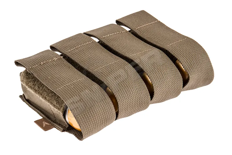 Quad 40mm Shell Velcro Pouch, Ranger Green