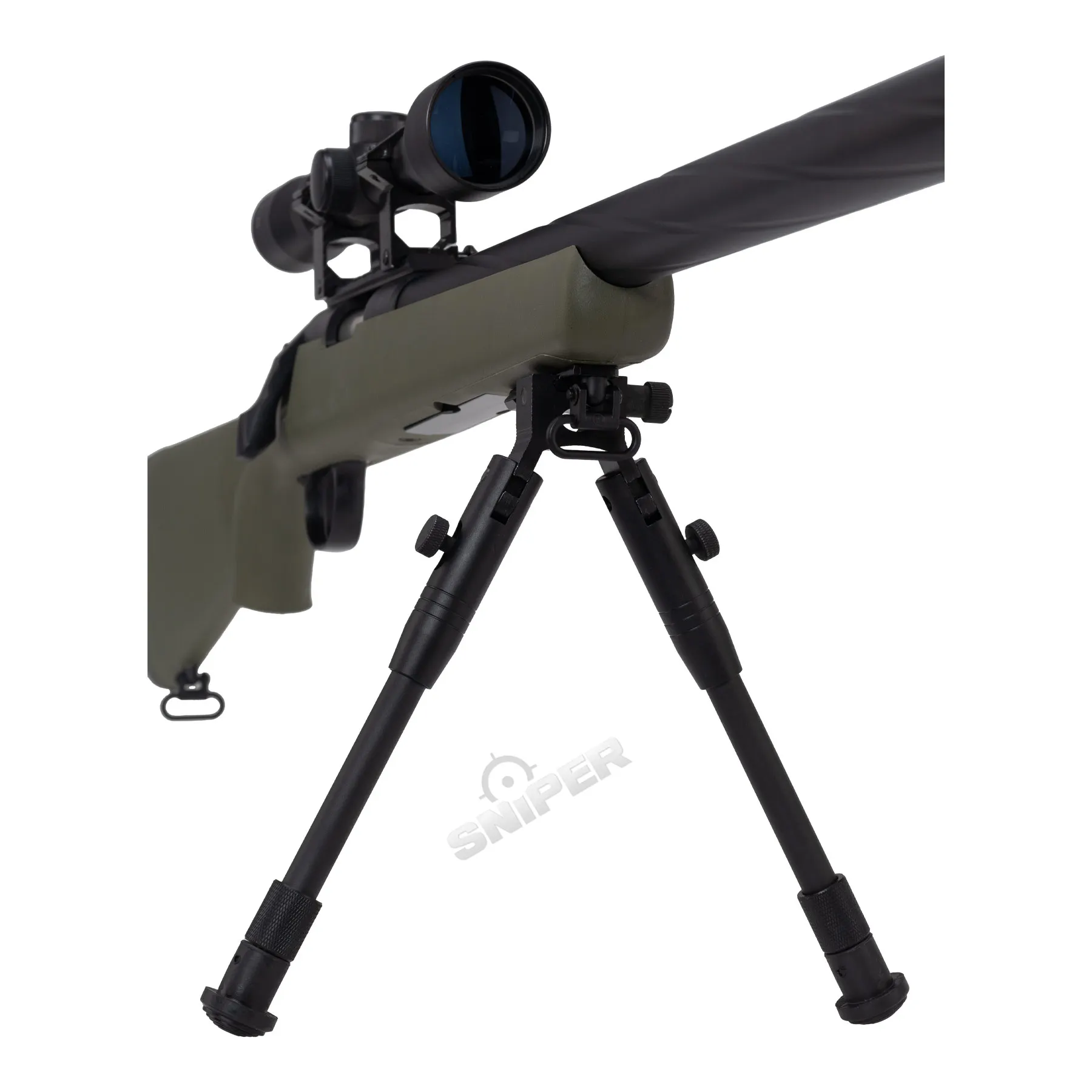 Specna Arms SA-S12 Scharfschützengewehr High-Power w/ Scope & Bipod, Olive Specna Arms SA-S12 Scharfschützengewehr w/ Scope & Bipod, Olive