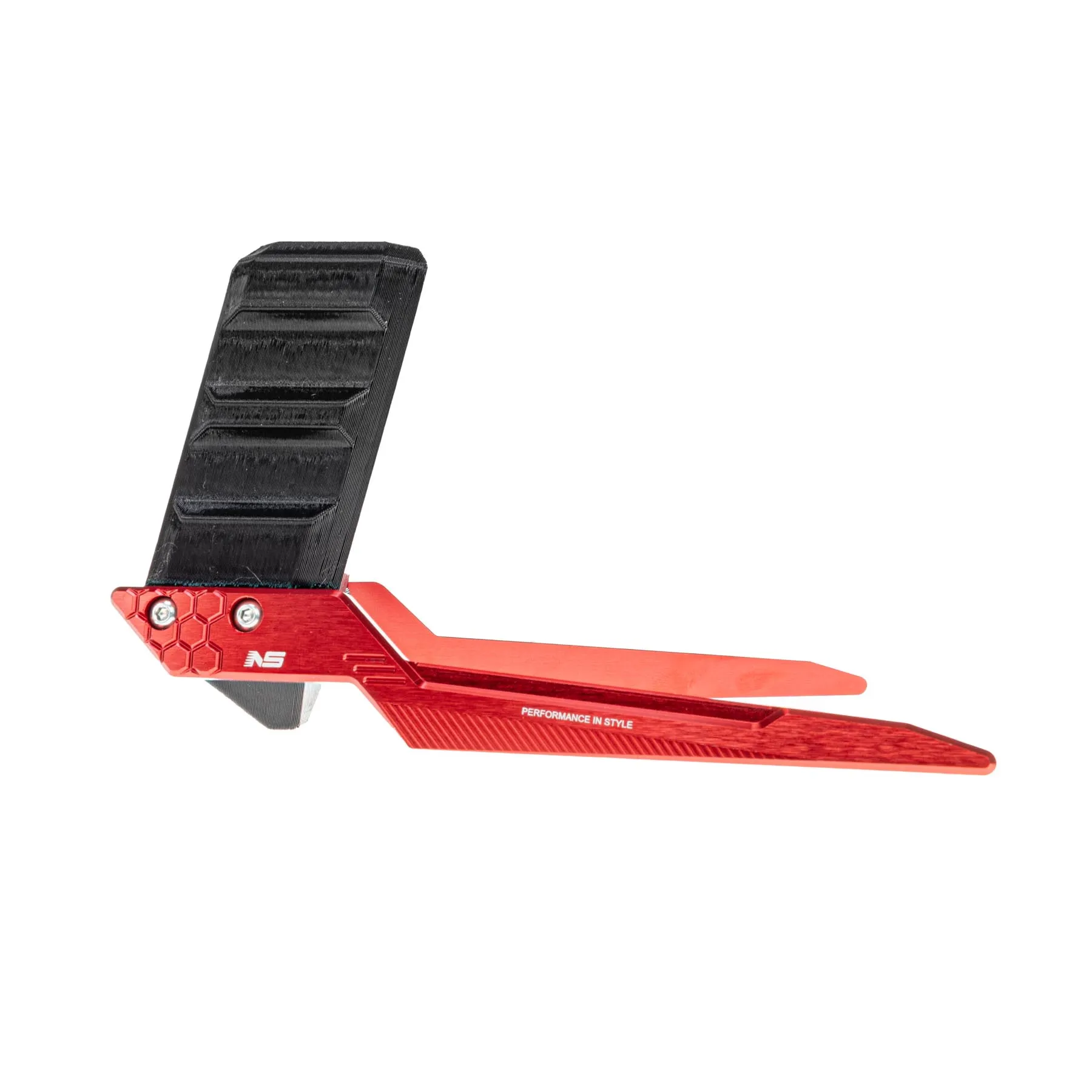 CNC Aluminum w/ 3D Printed Display Stand, Red CNC Aluminum w/ 3D Printed Display Stand, Red