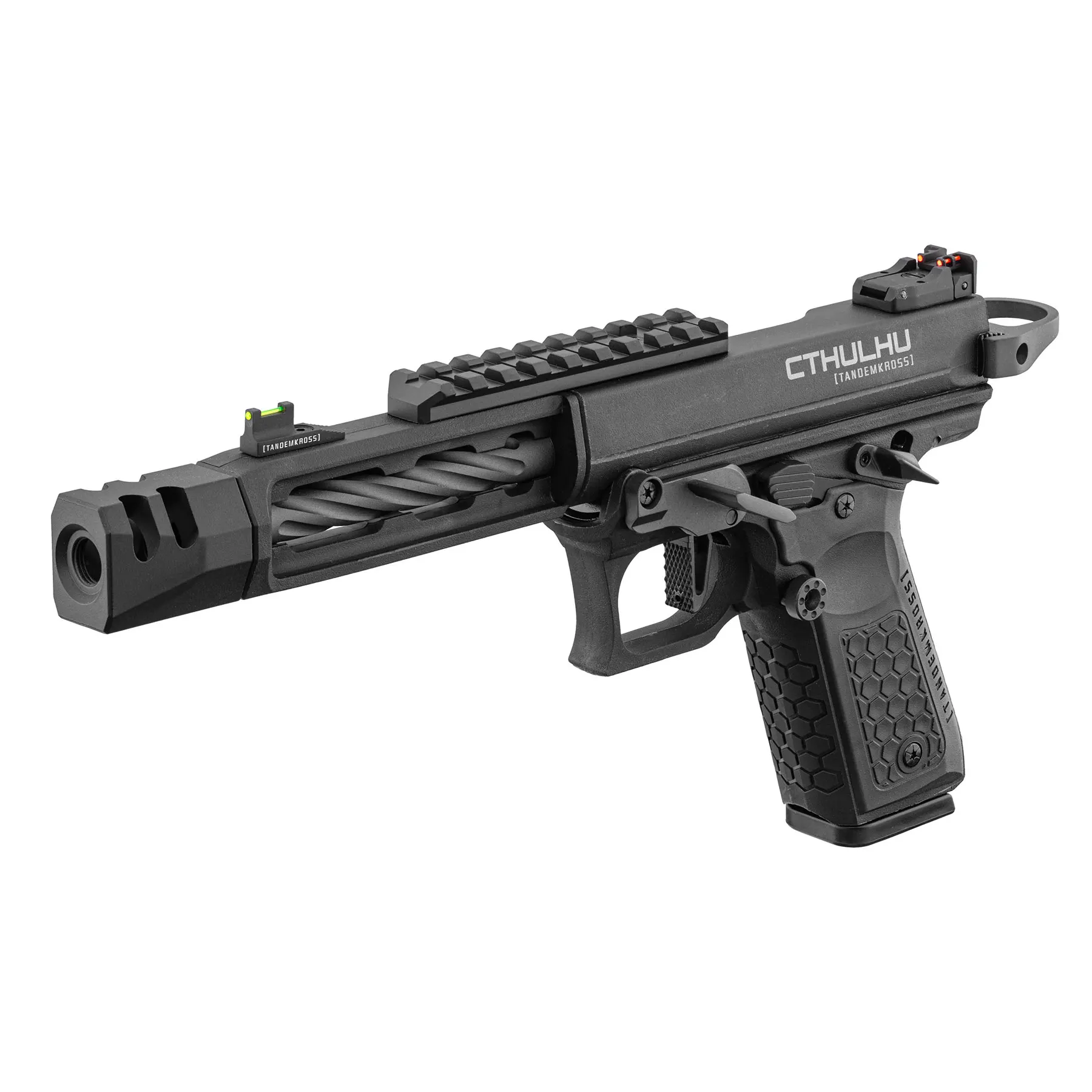 Lancer Tandemkross Cthulhu GBB Softair Pistole, Black
