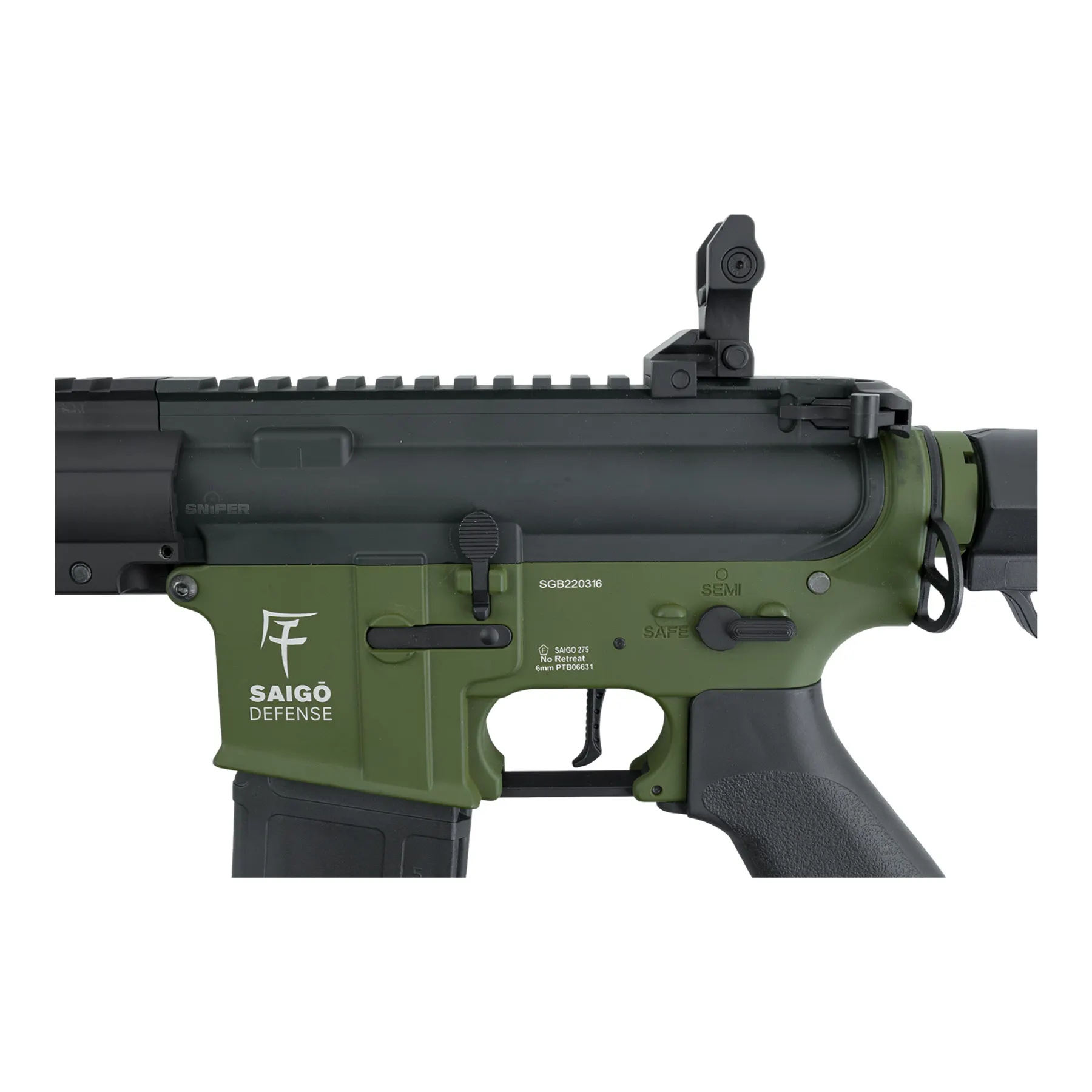 Saigo Defense Bushido Yu ETU M4 (S)AEG, OD