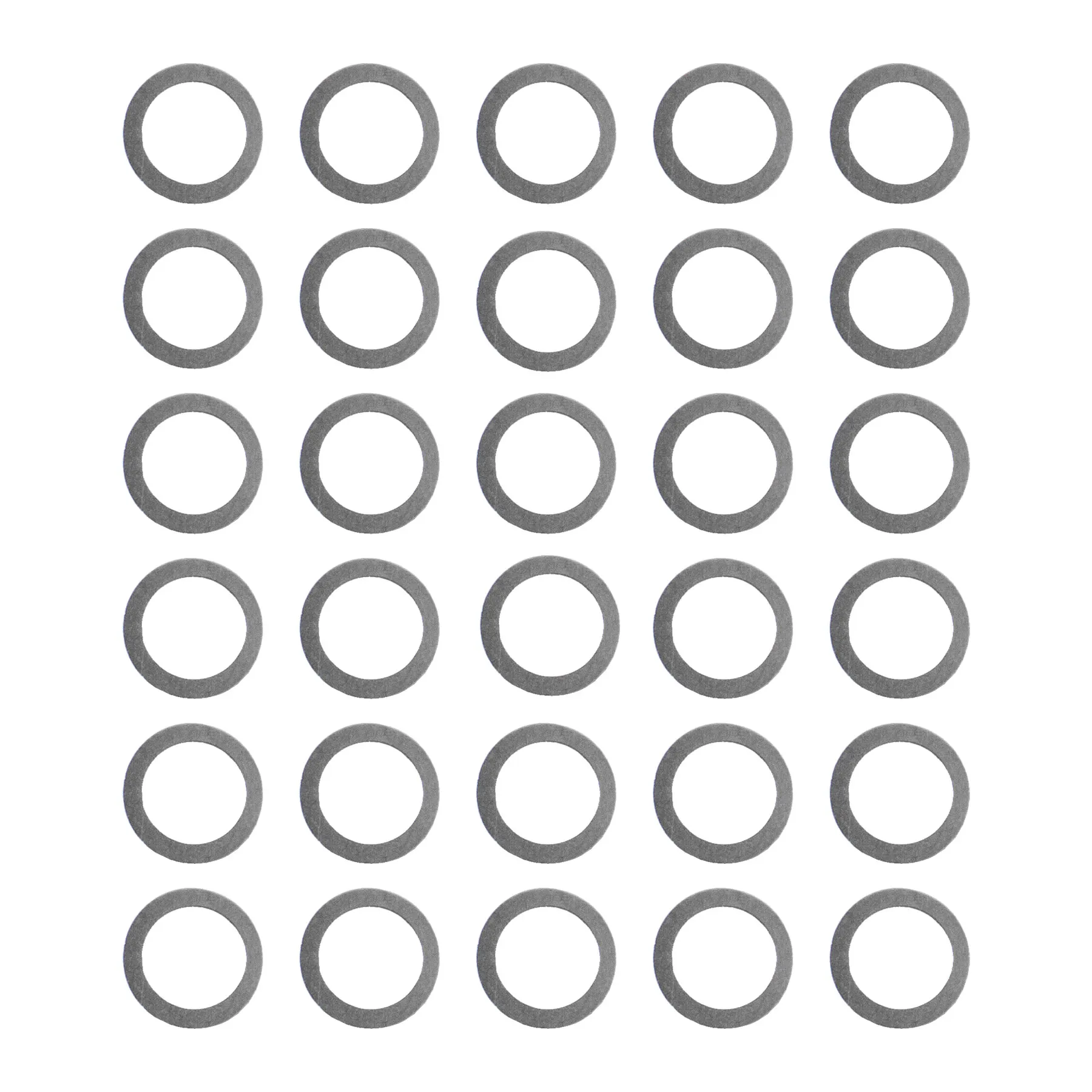 Steel Shim Set, Inner Diameter 4mm