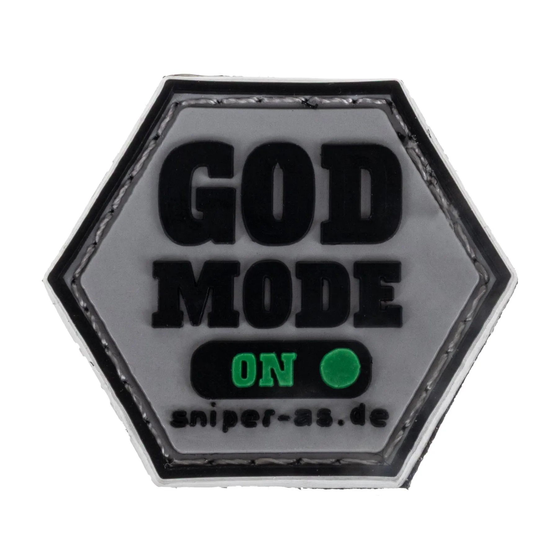 God Mode On 3D Rubber Patch