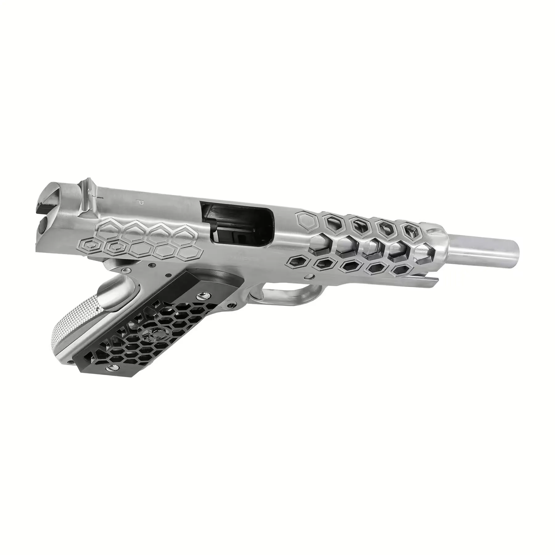 WE 1911 Hex Gen 2 Silver GBB Softair Pistole