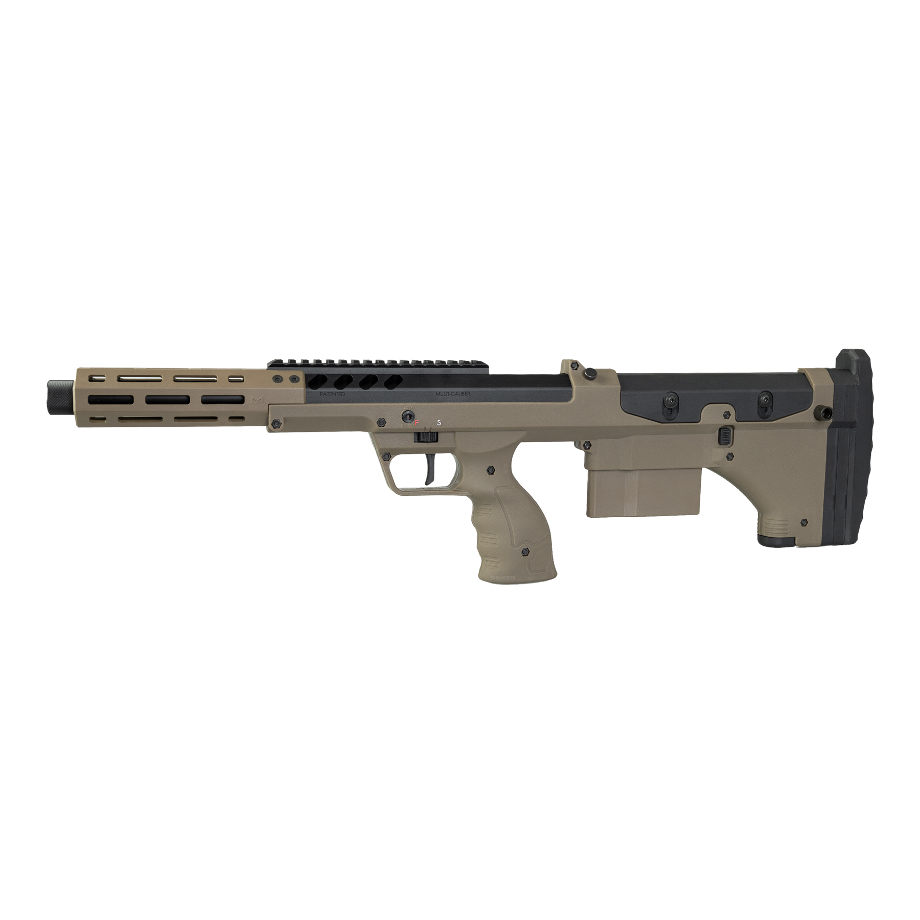 Silverback SRS A2/M2 Sport 16" pull-bolt Scharfschützengewehr, FDE