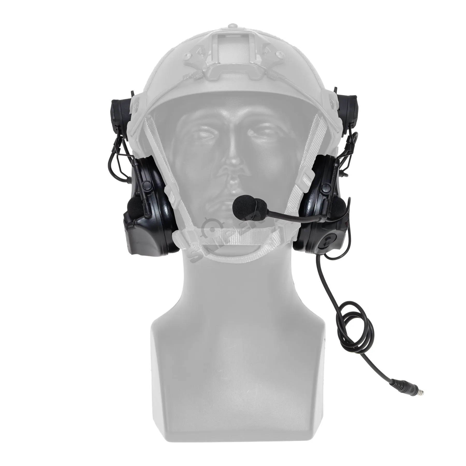 Z-Tactical Z154 CIII Headset w/ Fast Helmet Adapter, Black