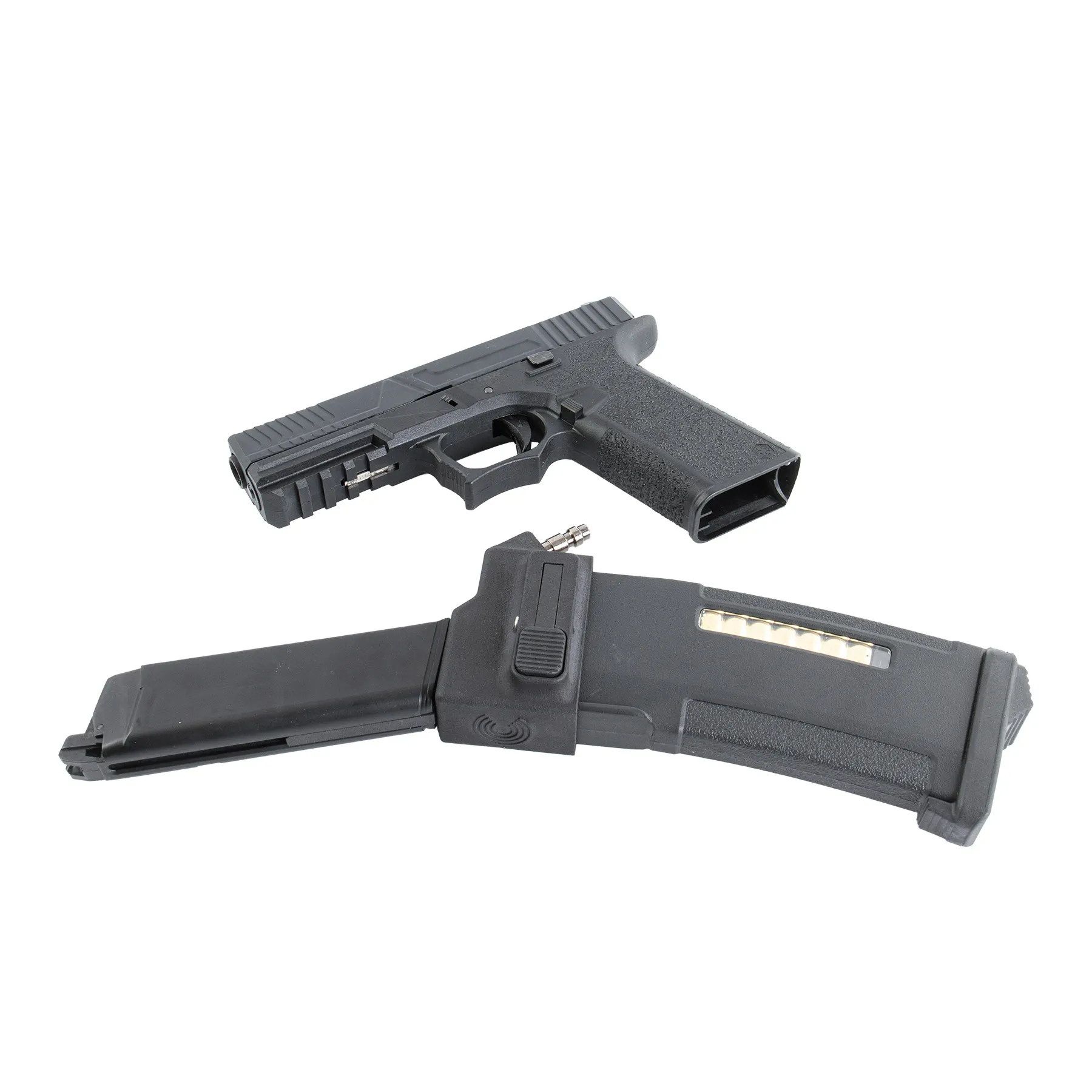 HPA Set SAC VX7 Mod.3 + Bottle + Creeper HPA US Softair Pistole SAC Custom VX7 Mod.3 HPA US Softair Pistole, Black