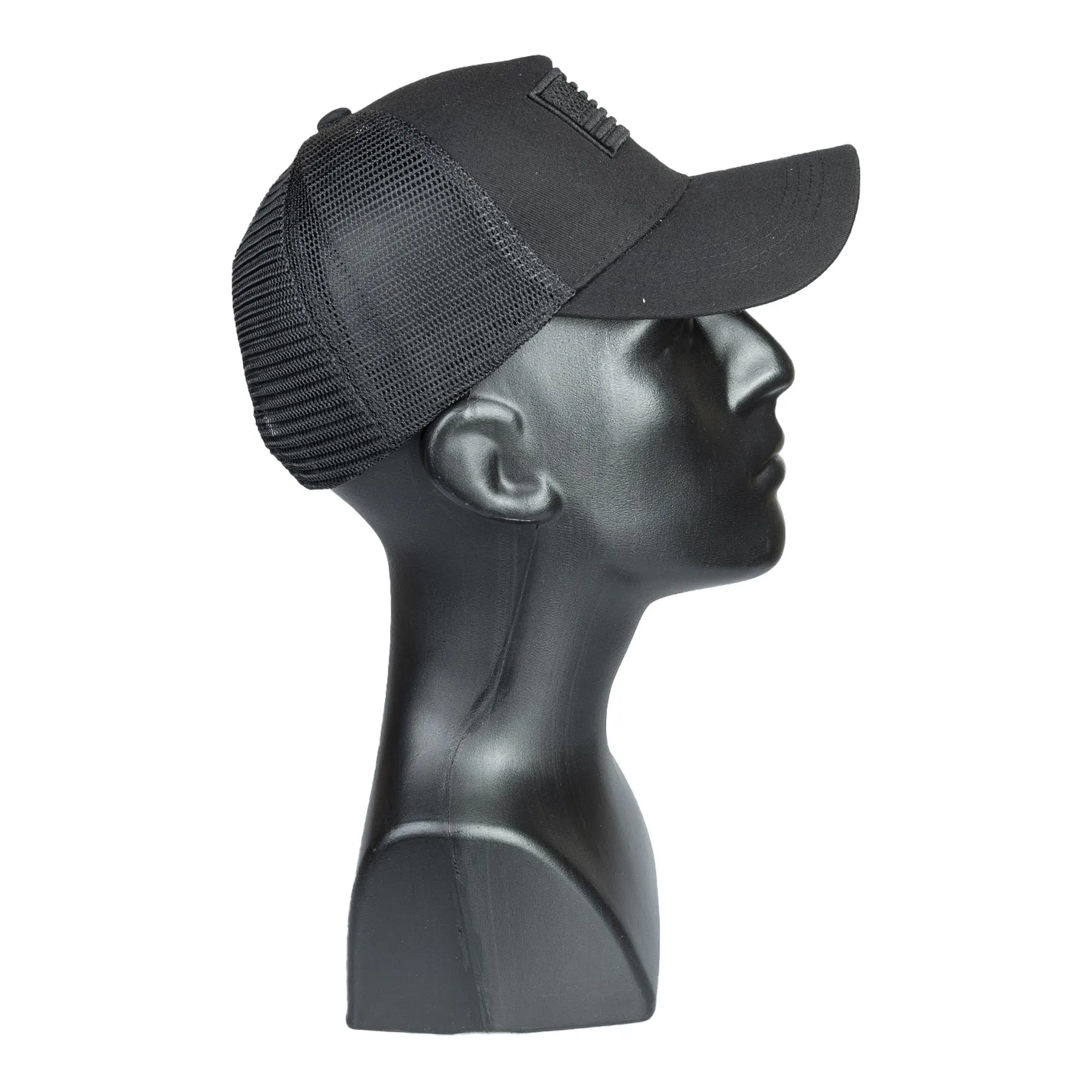 Reapo Baseball Trucker Mesh Cap America, Black Reapo Baseball Trucker Mesh Cap America, Black