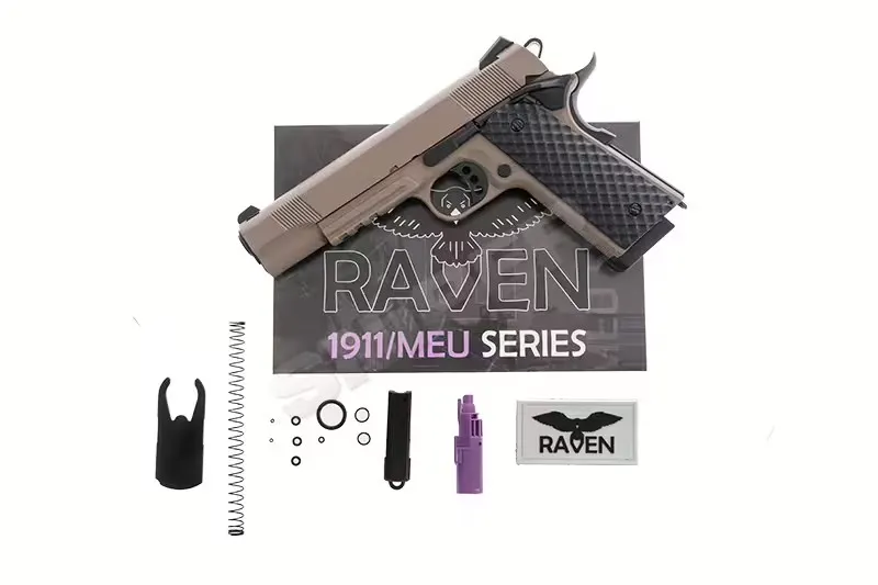 Raven 1911 MEU Railed GBB, Tan