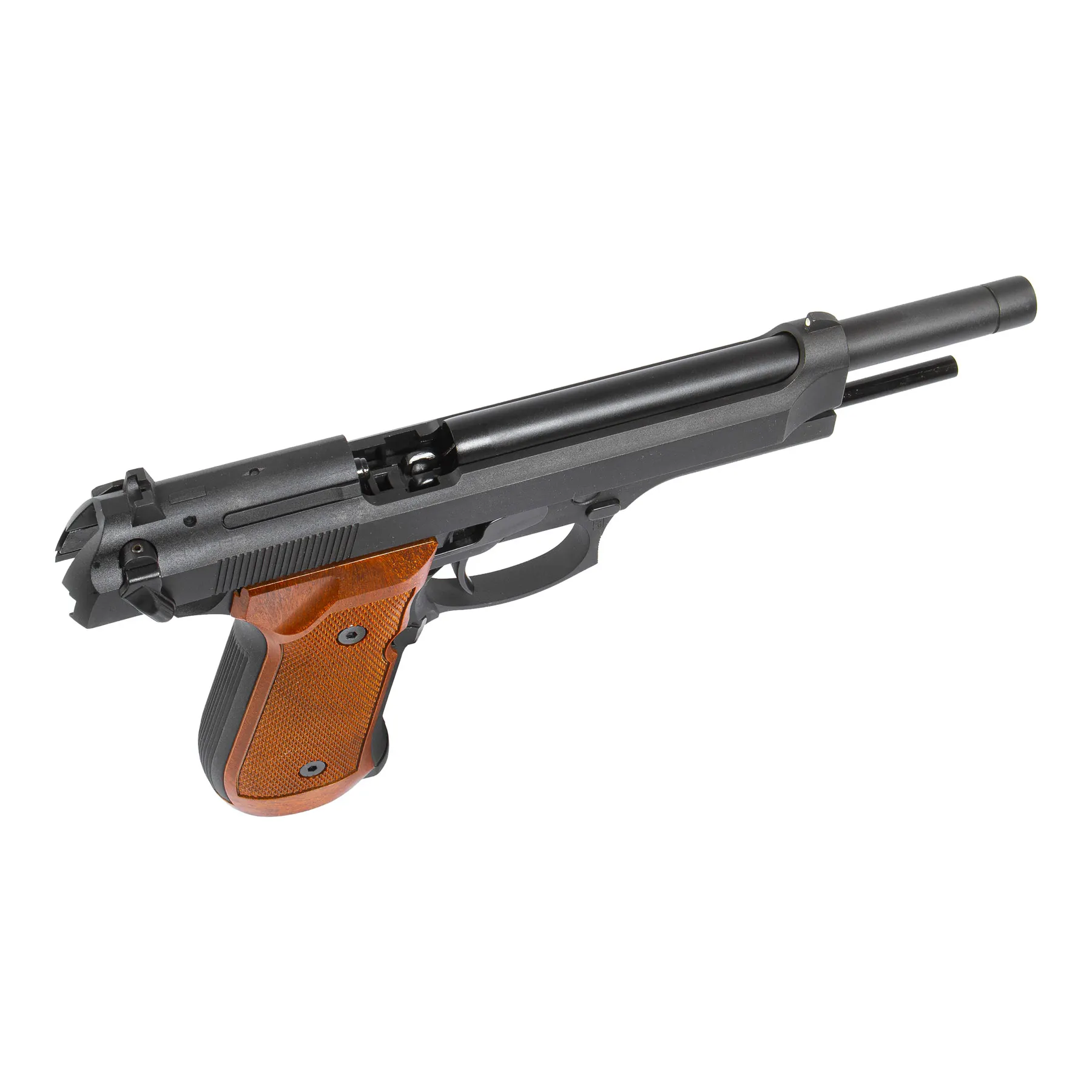 WE M92L Full Metal GBB Softair Pistole, Black