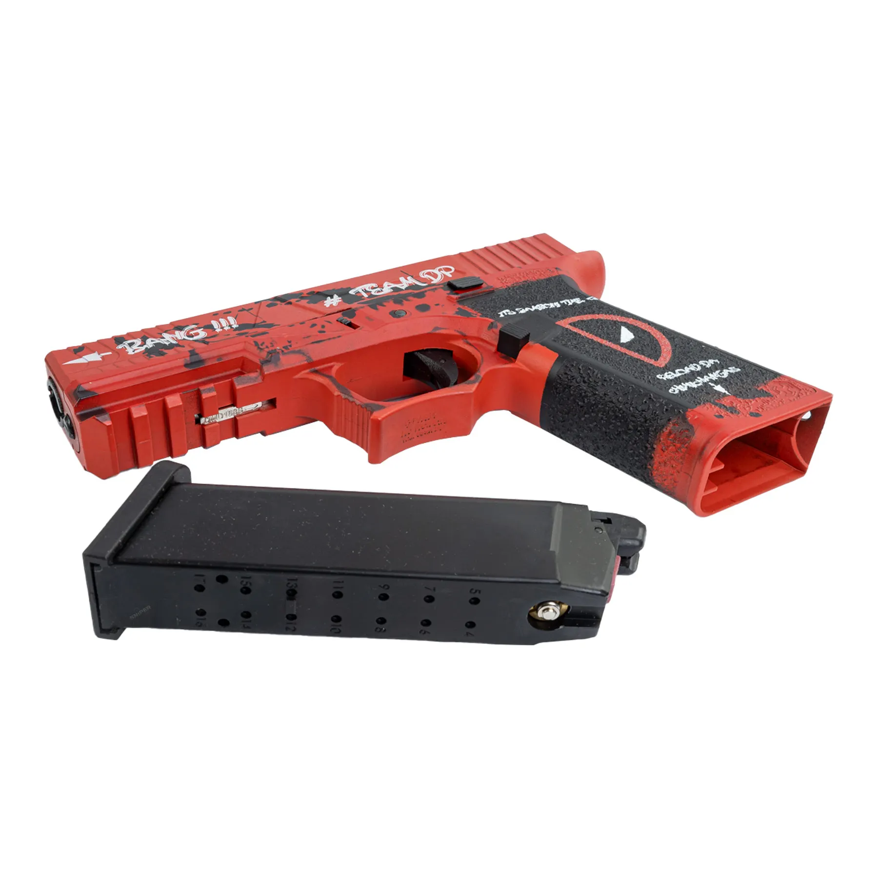 AW Custom VX7 GBB, Red Version Open Slide