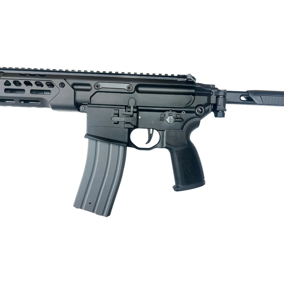Well Pro WCX M4 MWS GBB 10" Airsoft Rifle, Black