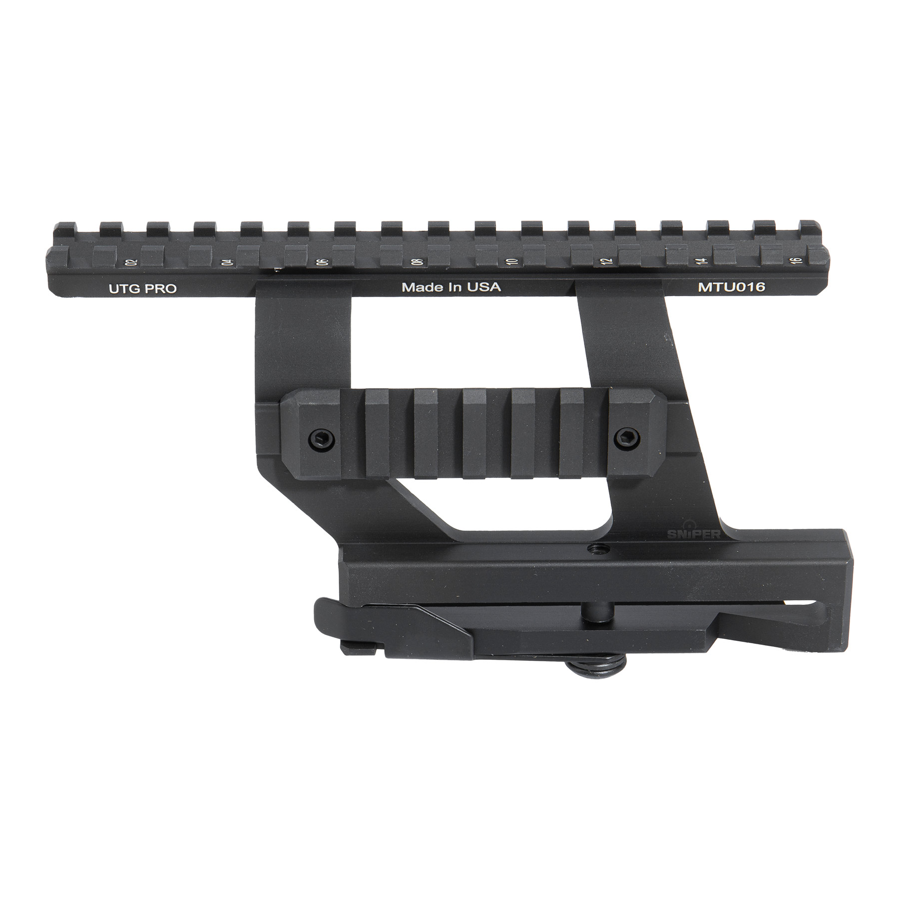 UTG AK Slide-On 3.3 Rail Mount, Black