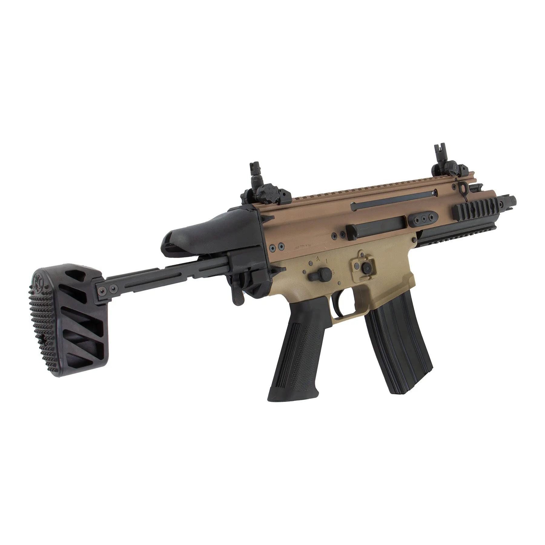 FN SCAR SC PDW 2023, (S)AEG, Tan