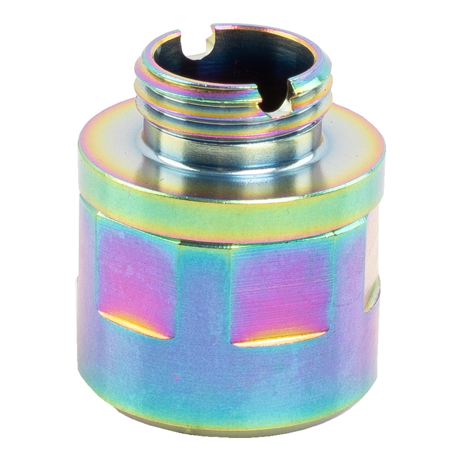 Silencer Adapter für Hi-Capa und 1911er, 11mm CW to 14mm CCW, Rainbow