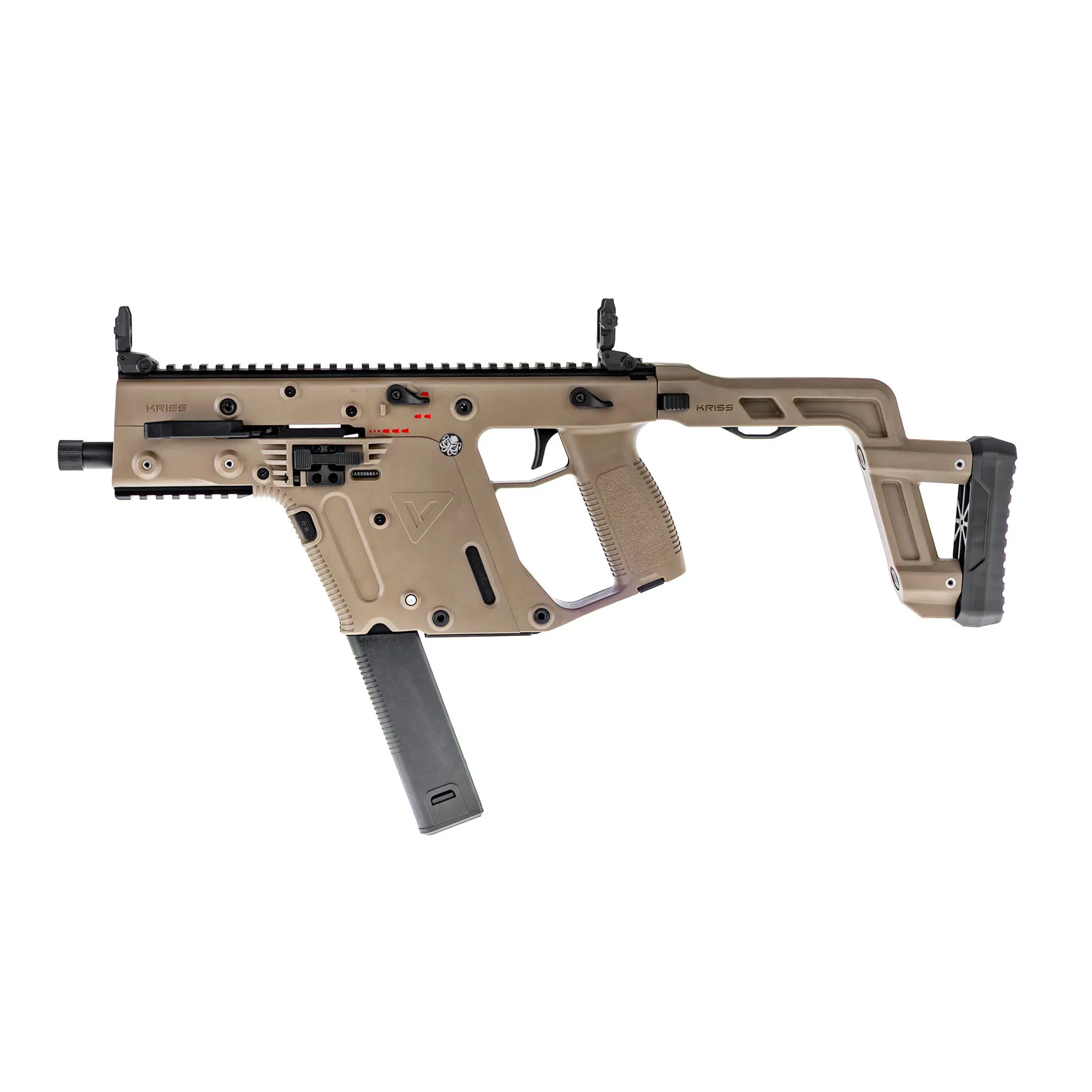Kriss Vector GBB Airsoft Rifle, Dark Earth