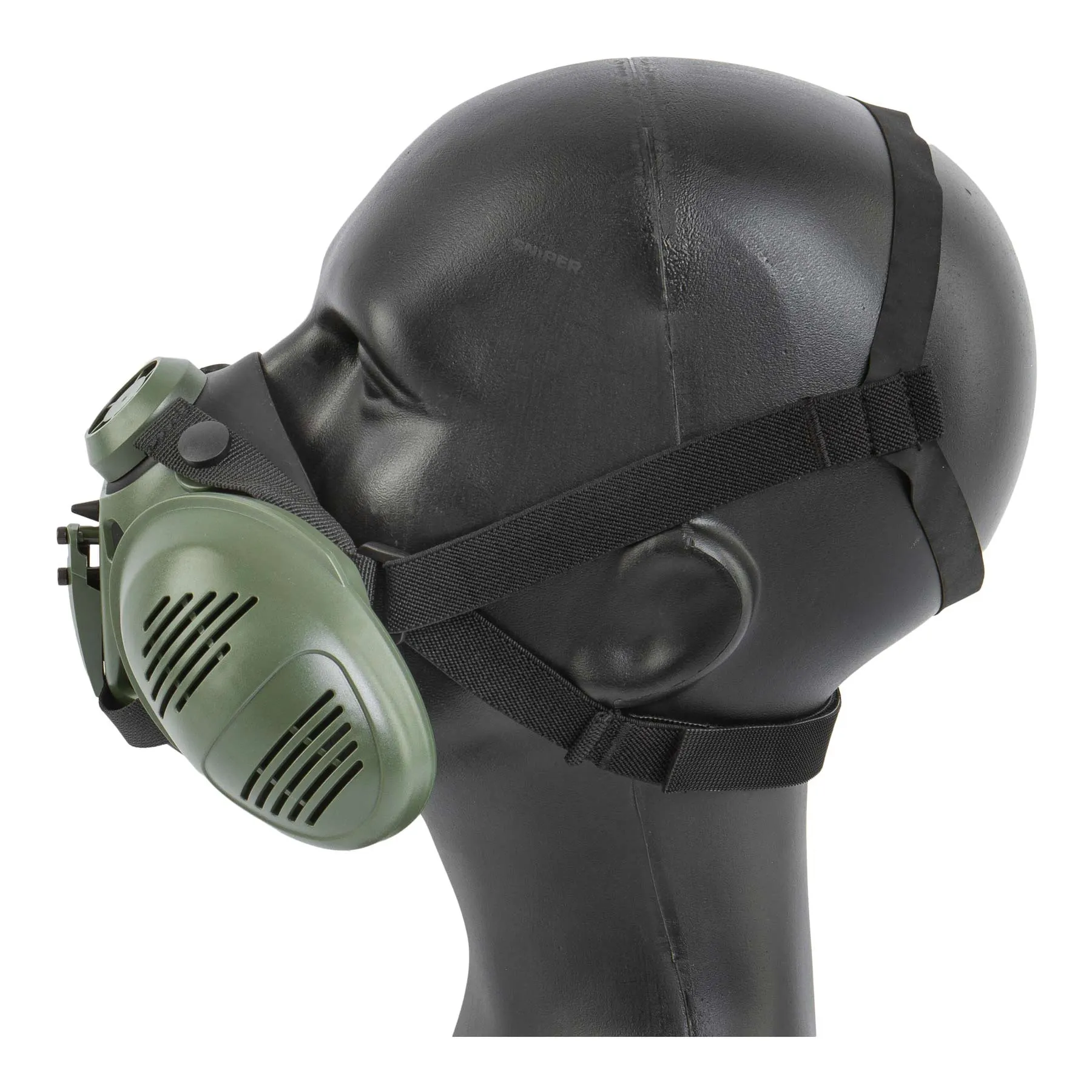 Respirator Face Mask, Green Respirator Face Mask, Green