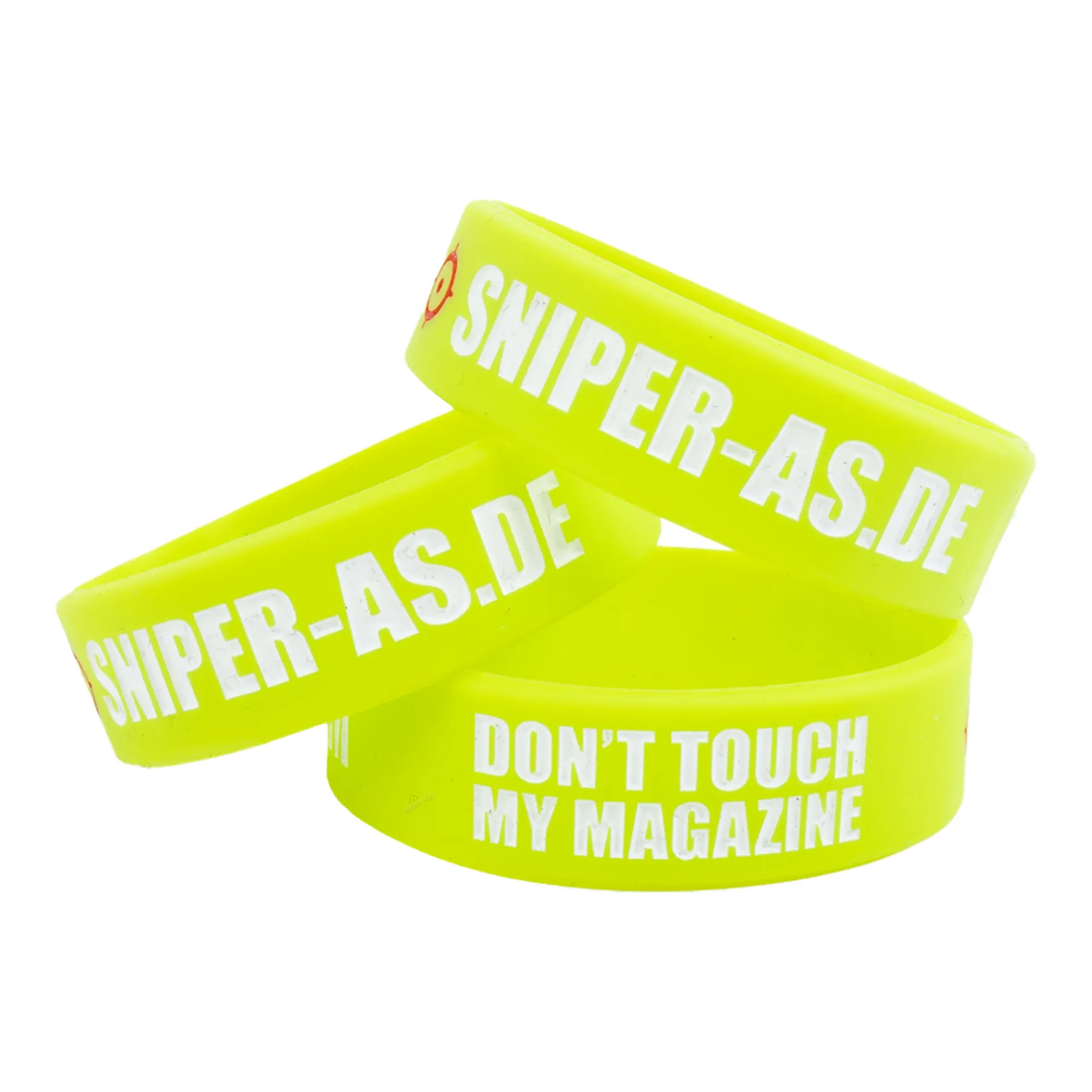 3er Set Sniper AS Magazinbänder, Bracelet, Neon Grün