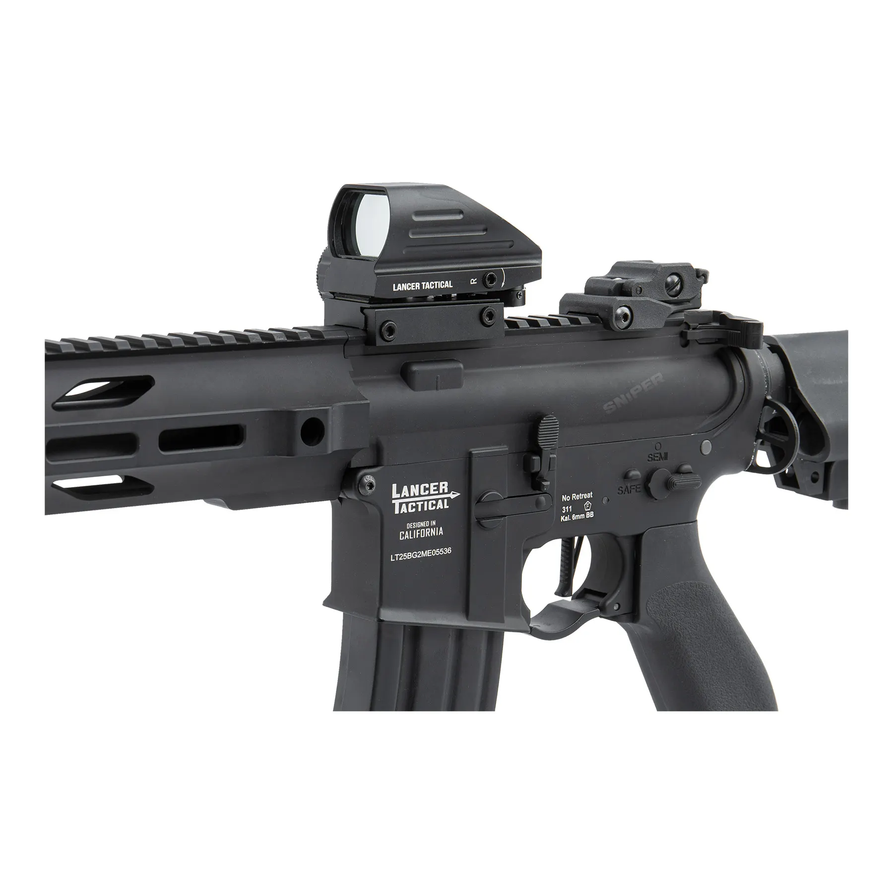 Interceptor Hybrid 10" (S)AEG w/ Reflex Sight, Black
