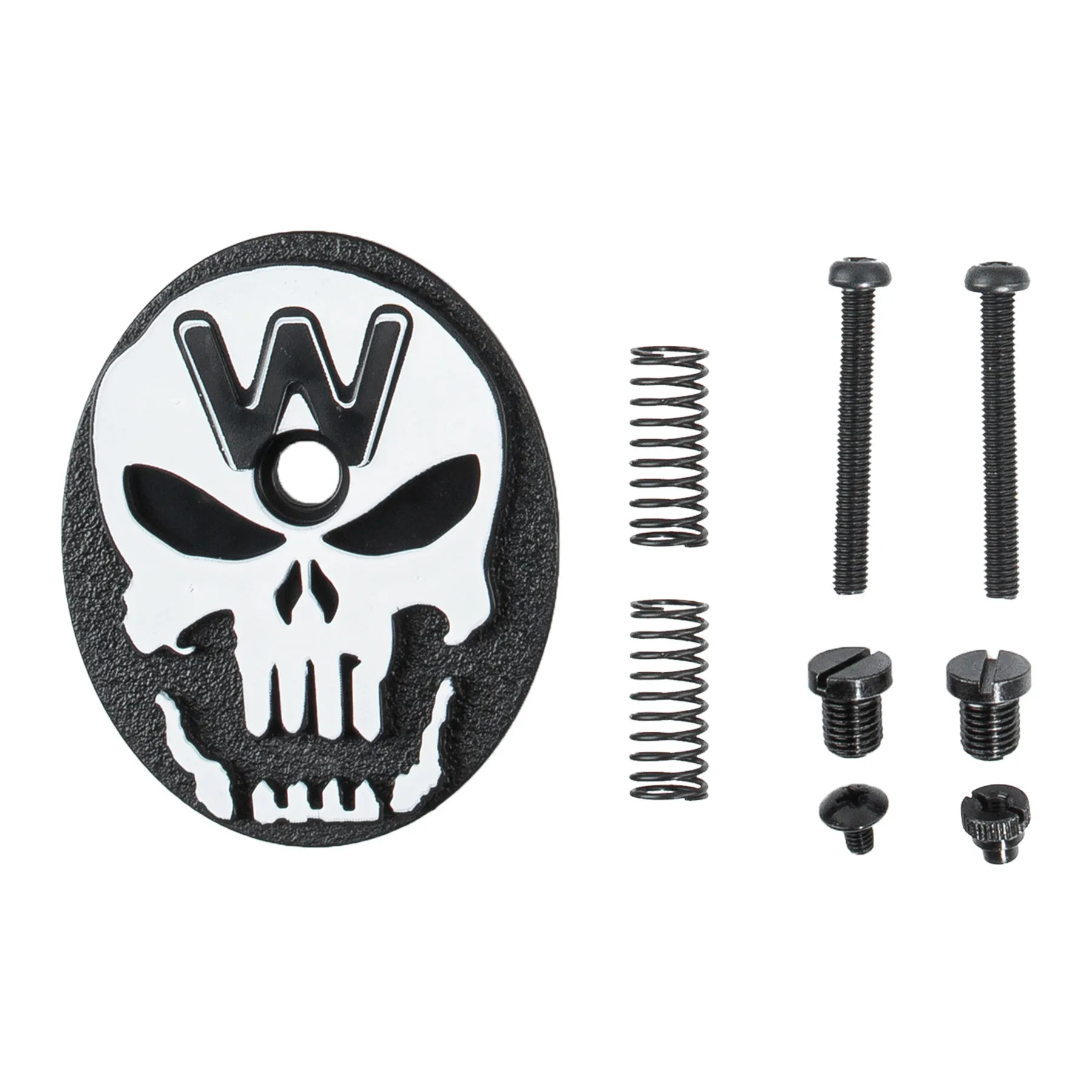 WE 1911 Double Barrel Formholster Skull, Black