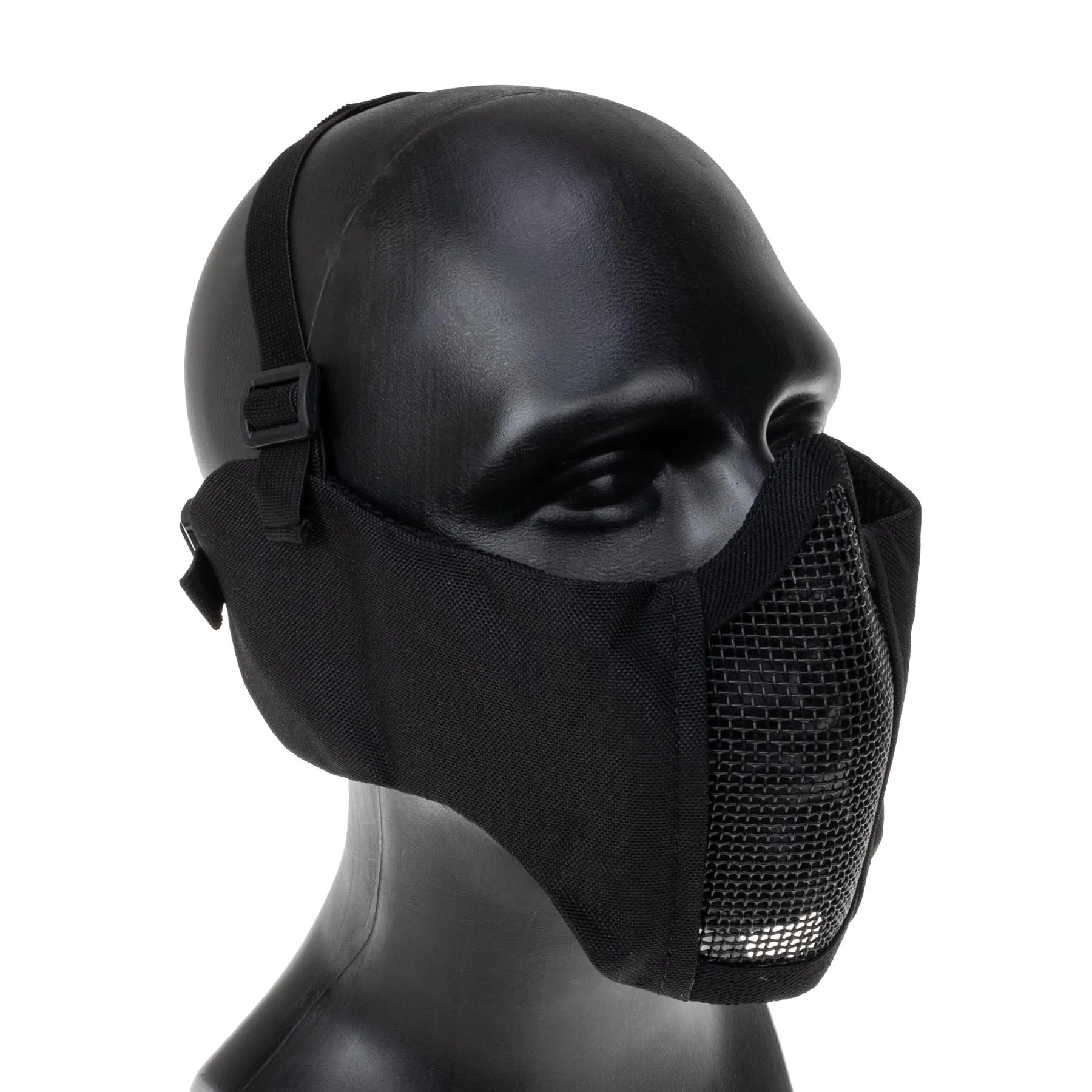 Reapo Mesh Face Mask w/ Soft Ear Protection, Black