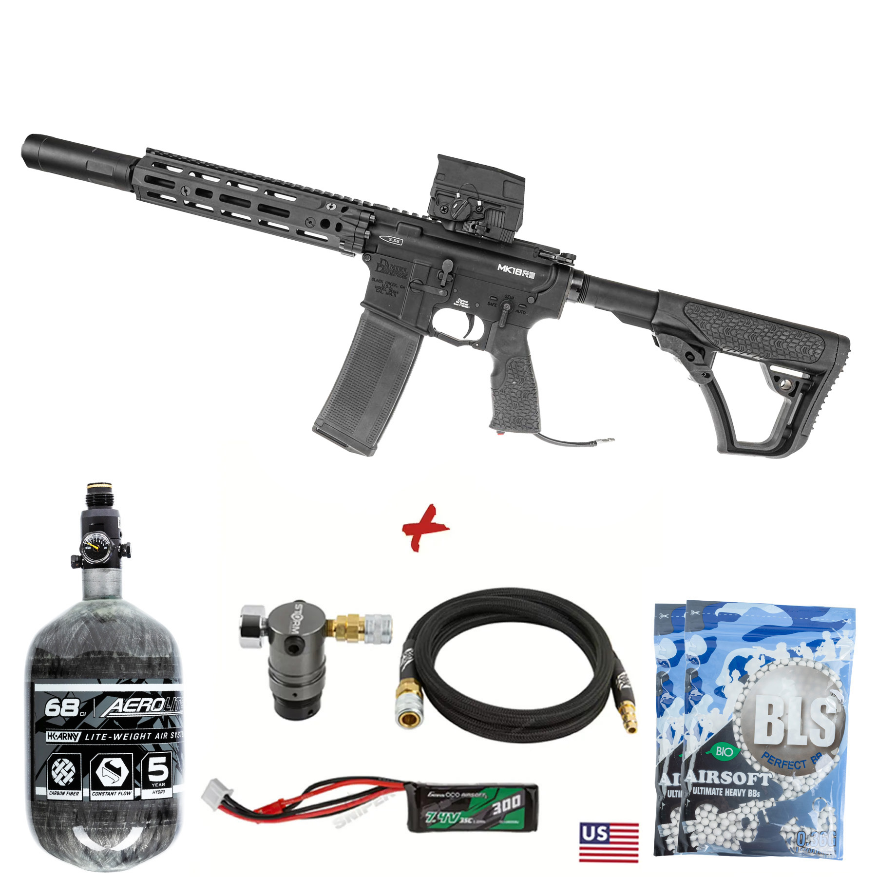 Prep my HPA Deal #3 - Wolverine MTW Daniel Defense RIS III Milspec HPA, Black