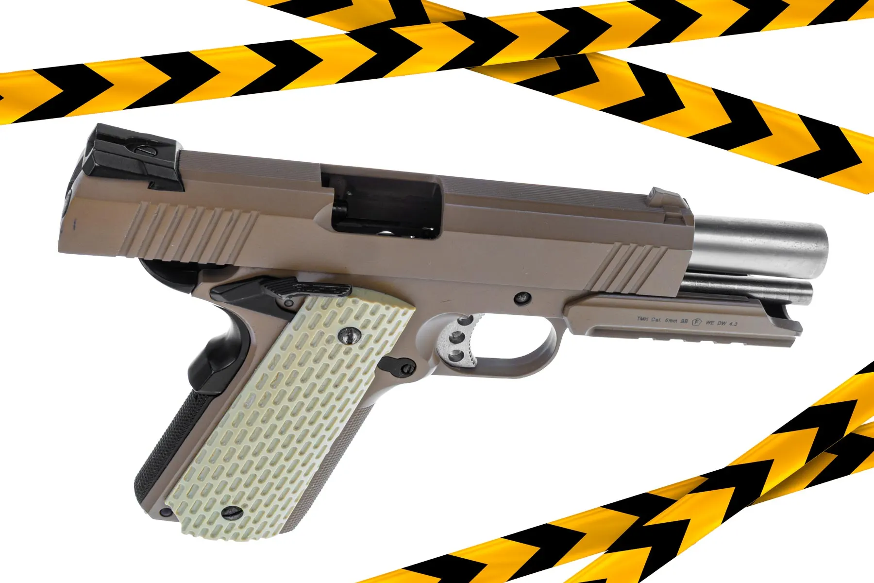 B-Ware WE Desert Warrior 4.3 Full Metal Desert GBB Softair