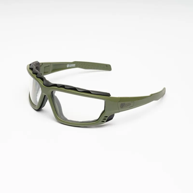 Conquer ZYPHER Safety Goggles, Ranger Green