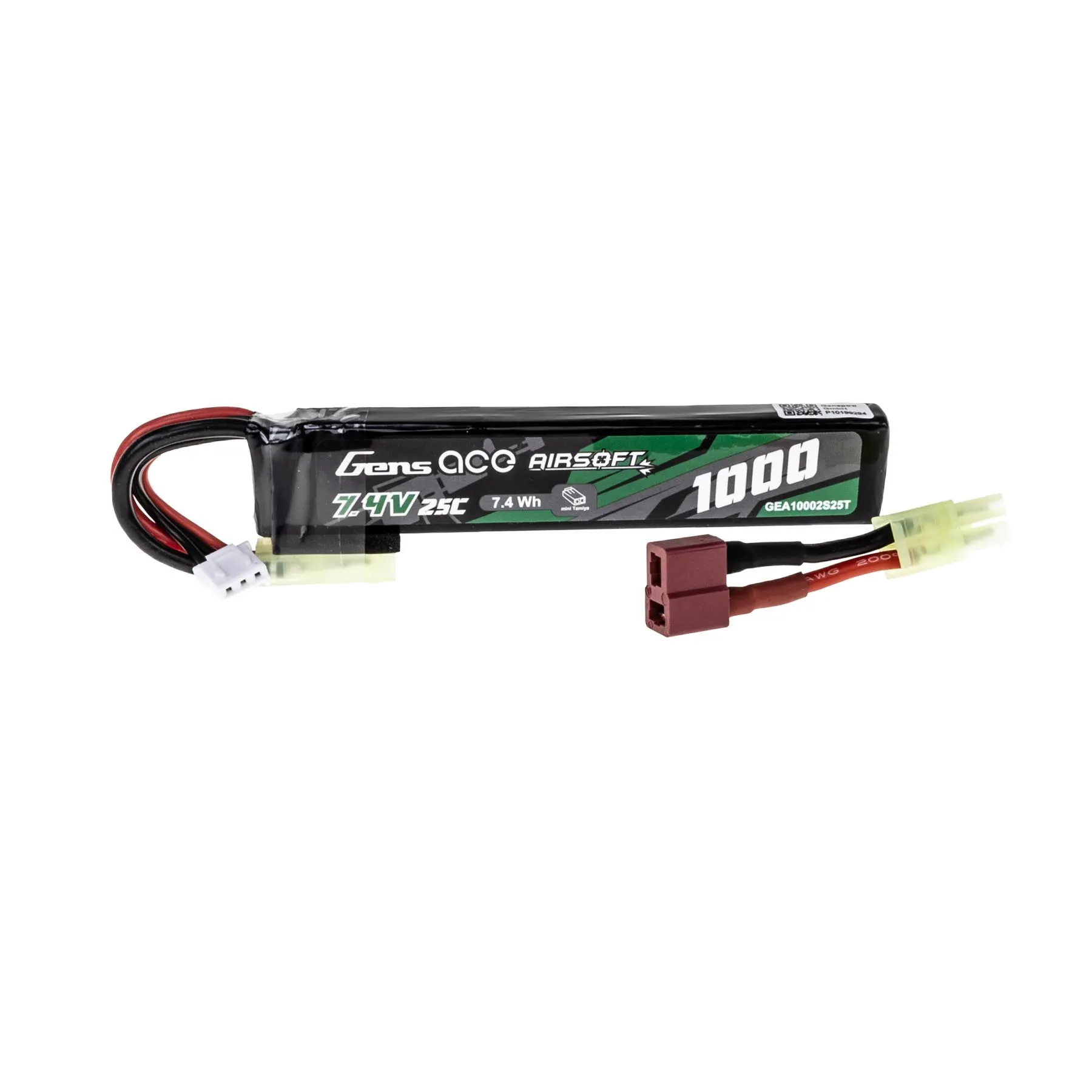 Tamiya 7,4V 1000mAh 25C LiPo-Akku, 1 Stick