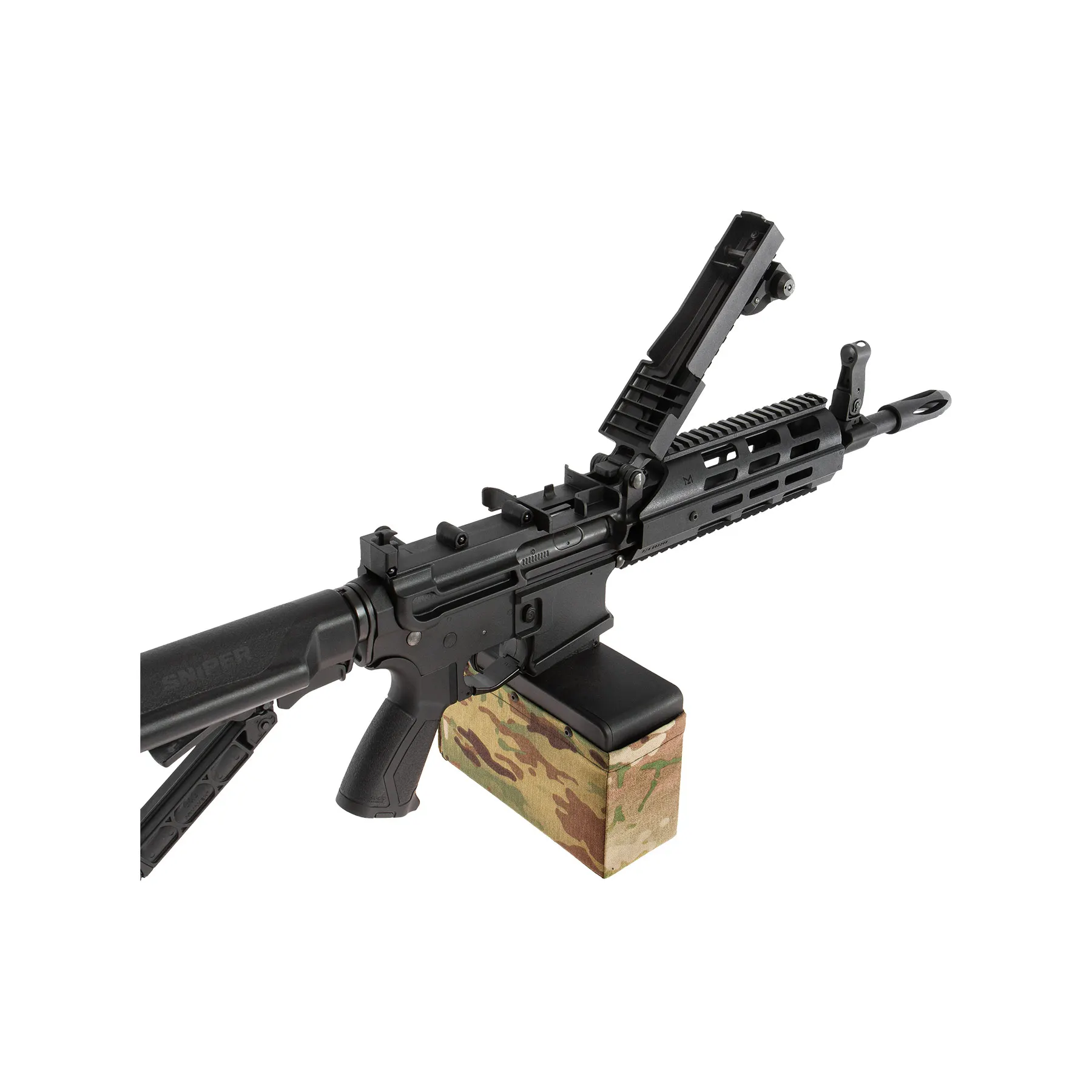 CM16 LMG Black < 0,5 Joule, AEG Softair Gewehr