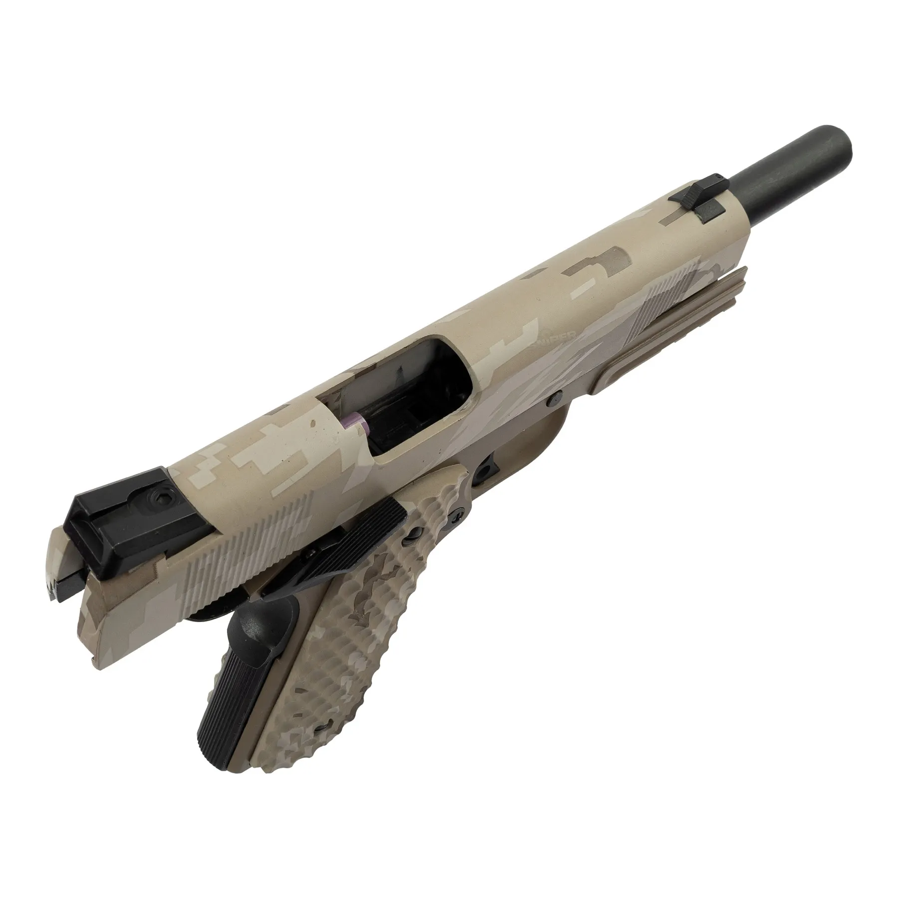 Raven 1911 MEU Railed GBB, Tan/Digi Desert