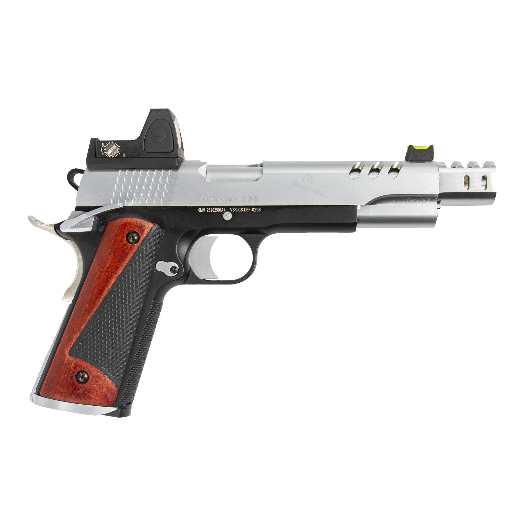 Vorsk CS Defender Pro MEU GBB BDS, Black/Silver