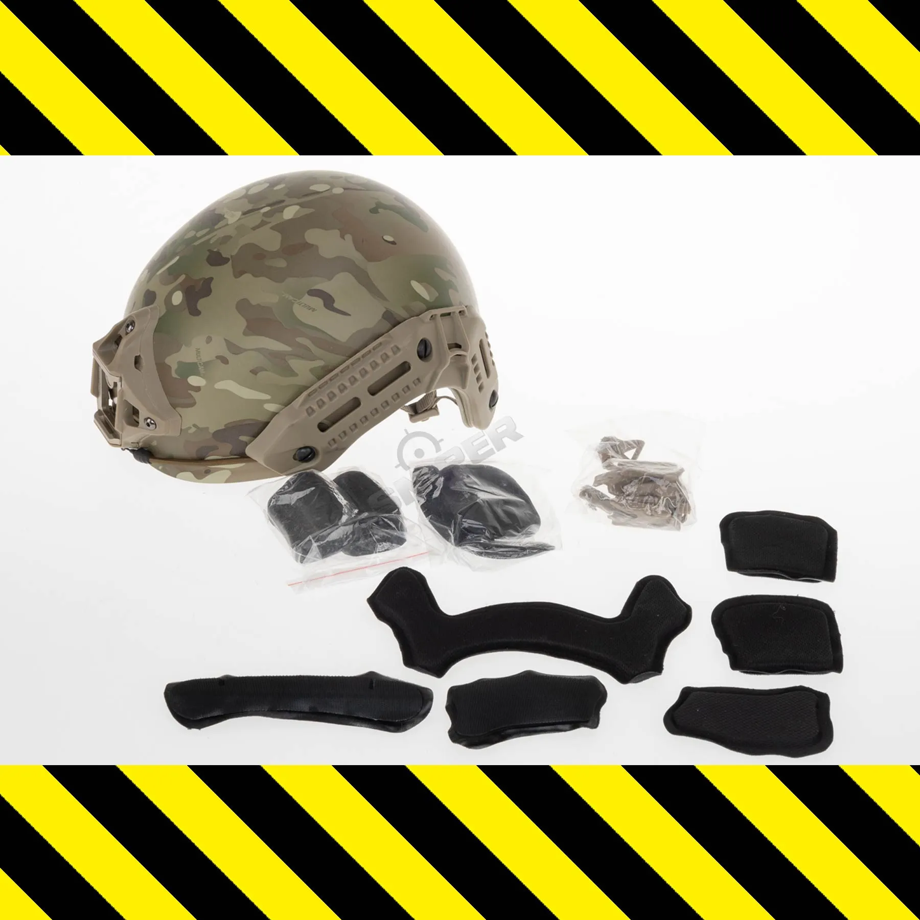 B-Ware Emerson MK Helmet Replica, Black, L/XL B-Ware Emerson MK Helmet Replica, Black, L/XL