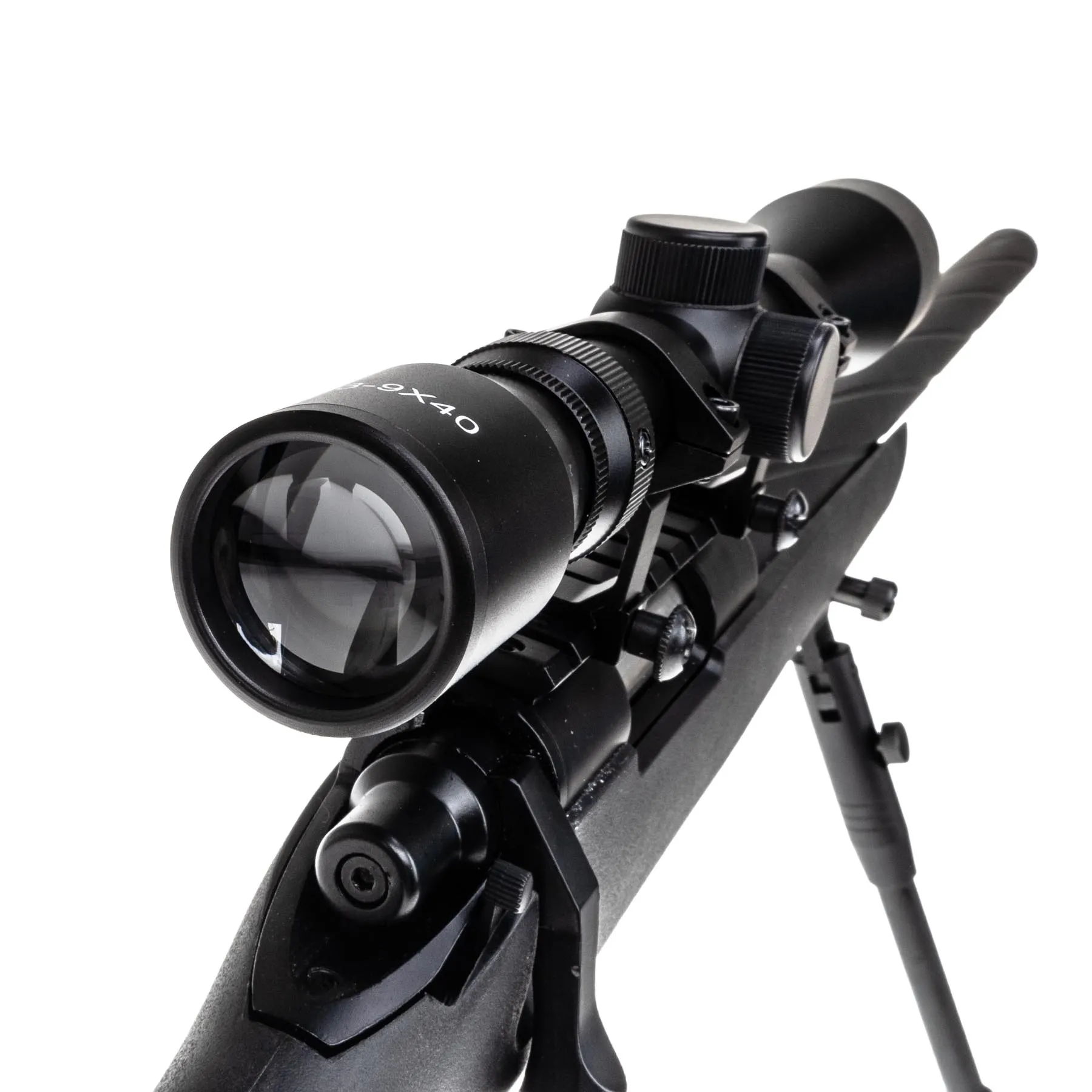 WELL MB03 VSR10 Scharfschützengewehr w/ Scope & Bipod, Black