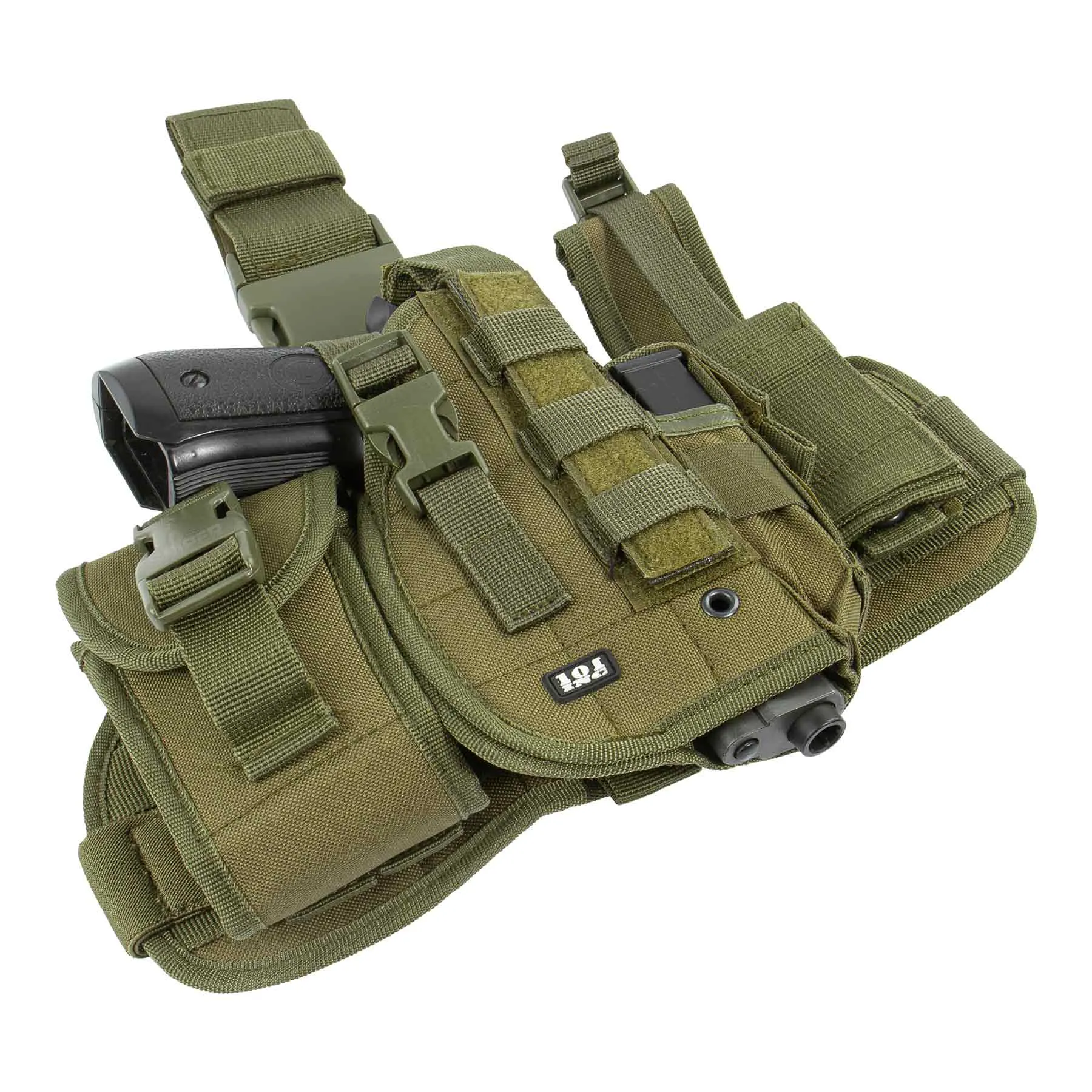 Oberschenkelholster Hip Molle Holster, Green
