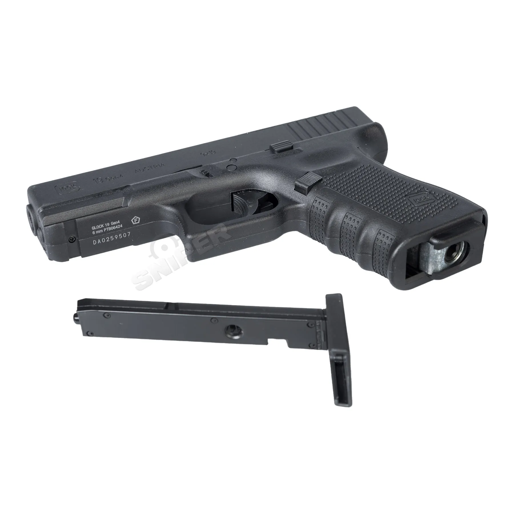 Glock 19 Gen 4 MOS CO2 Softair Pistole Glock 19 Gen 4 MOS CO2 Softair Pistole