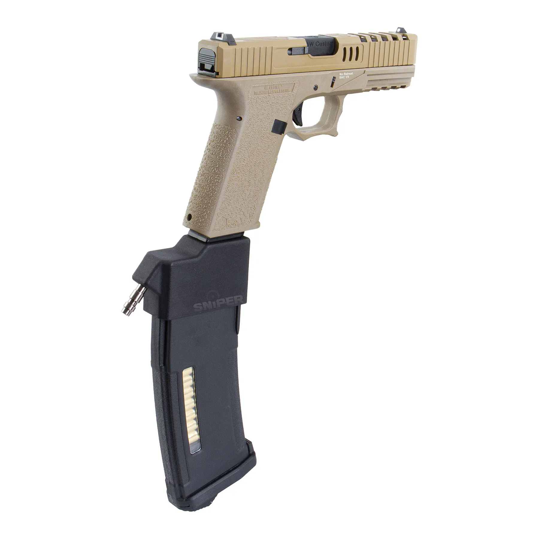SAC Custom VX7 Mod.2 HPA US Softair Pistole, FDE
