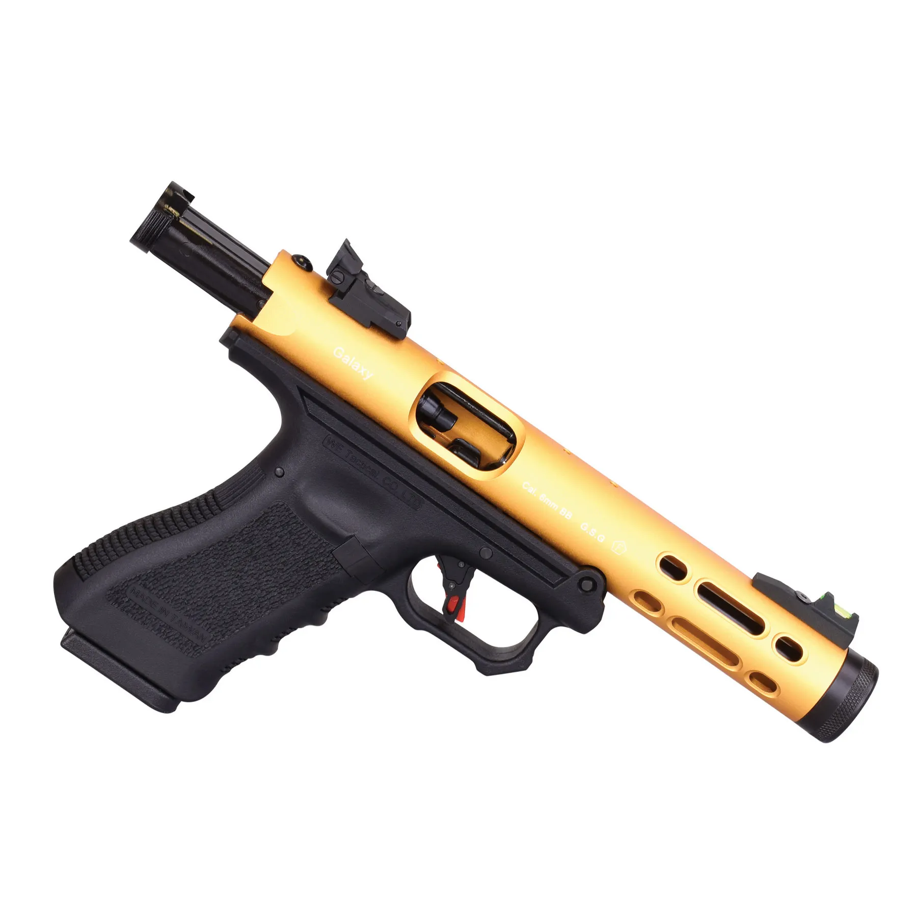 WE Galaxy Series GBB Softair Pistole, Gold WE Galaxy Series GBB Softair Pistole, Gold